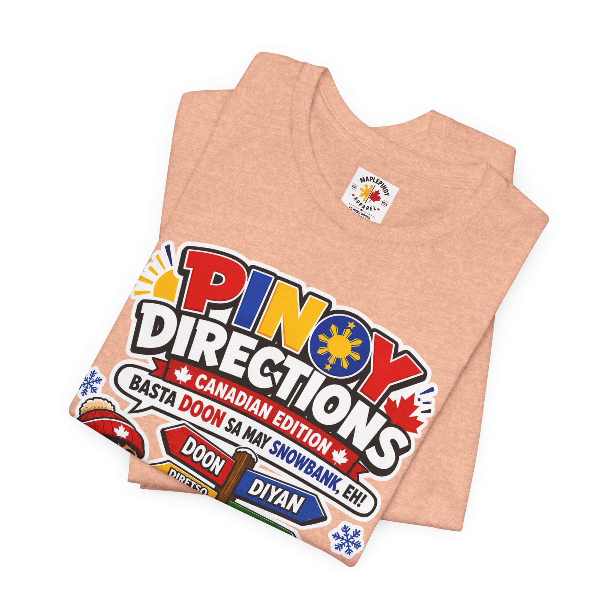 Pinoy Directions: Canadian Edition — Funny Filipino Tee