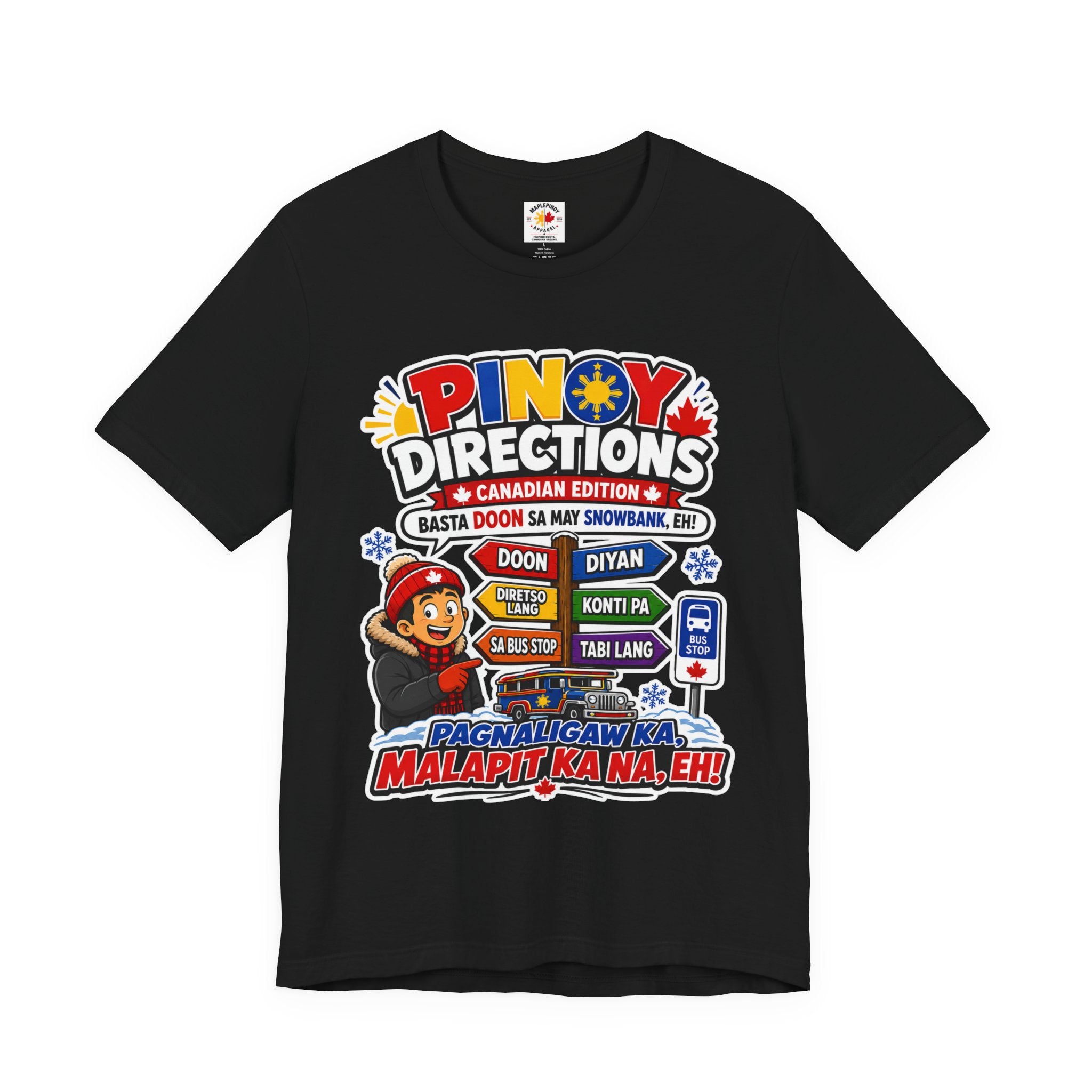 Pinoy Directions: Canadian Edition — Funny Filipino Tee