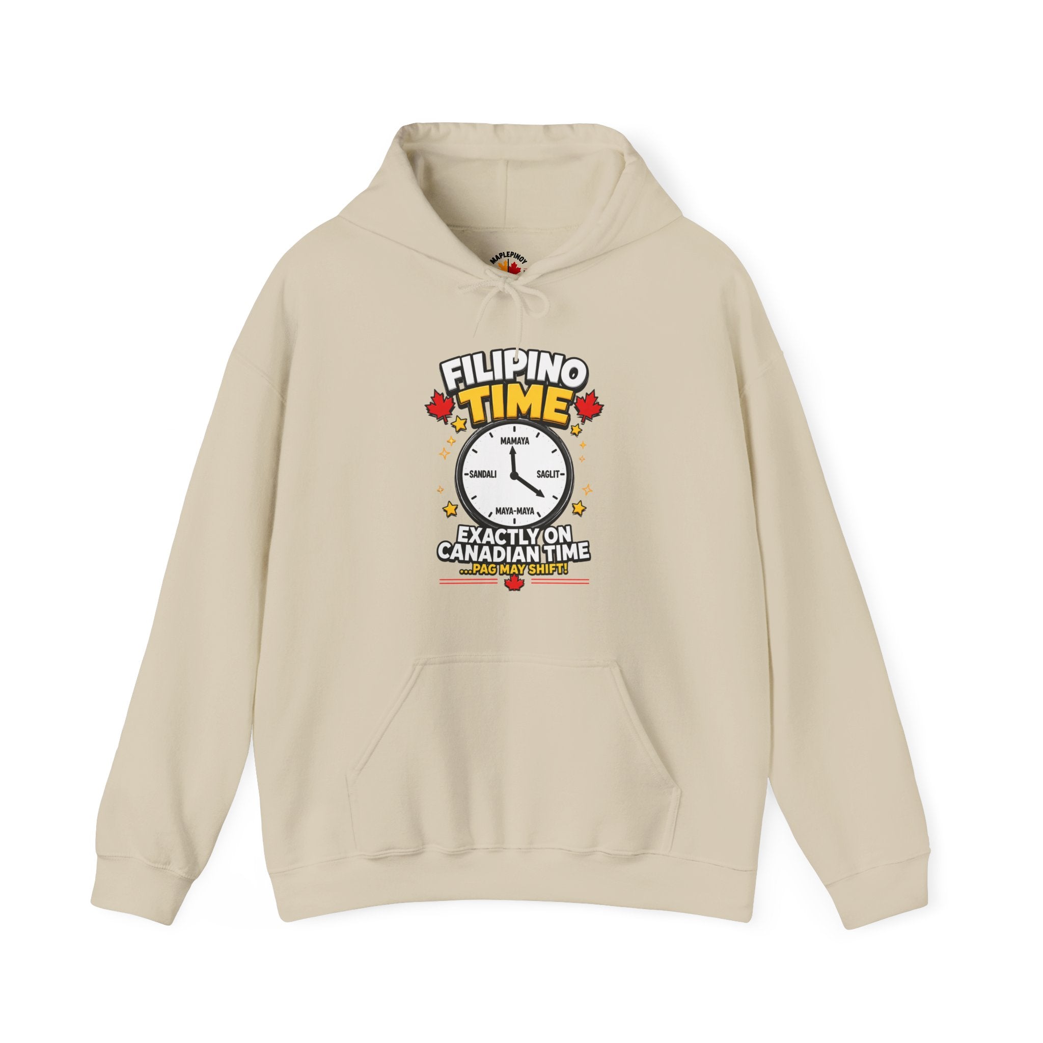 Filipino Time — Funny Pinoy Canadian Graphic Hoodie