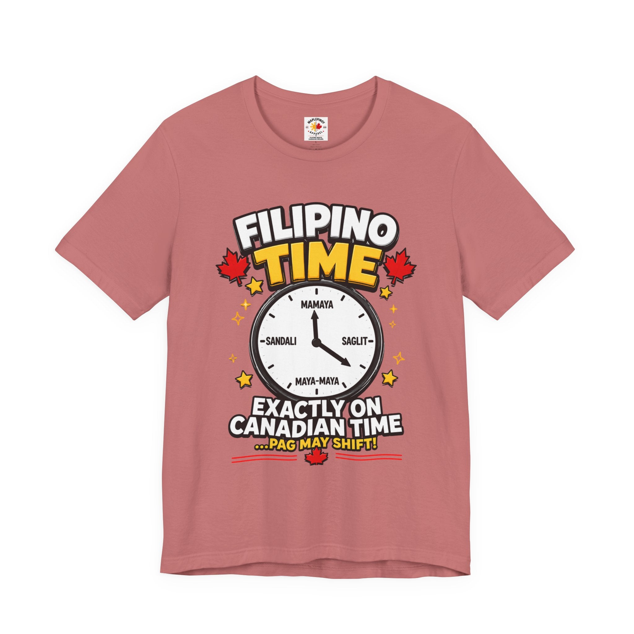 Filipino Time — Funny Pinoy Canadian Clock Tee