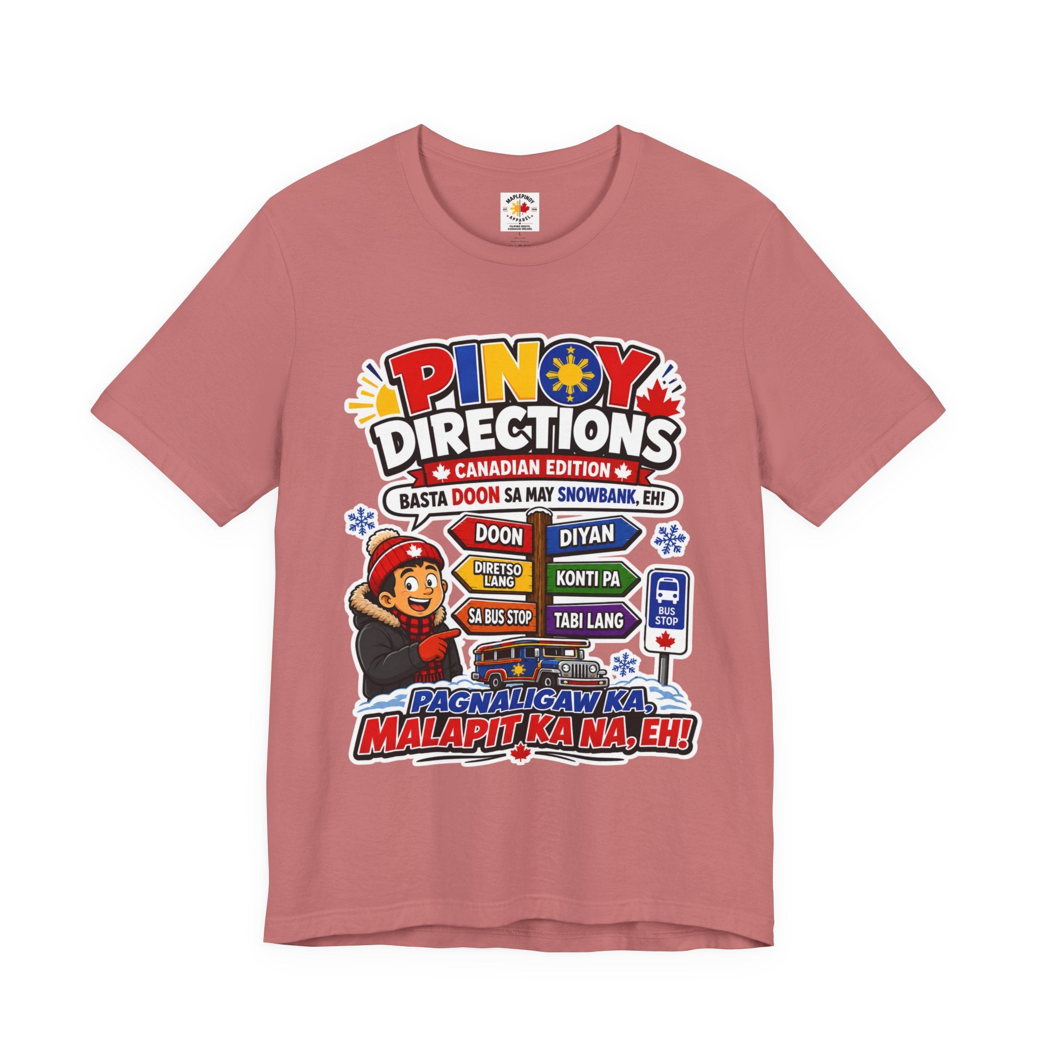 Pinoy Directions: Canadian Edition — Funny Filipino Tee