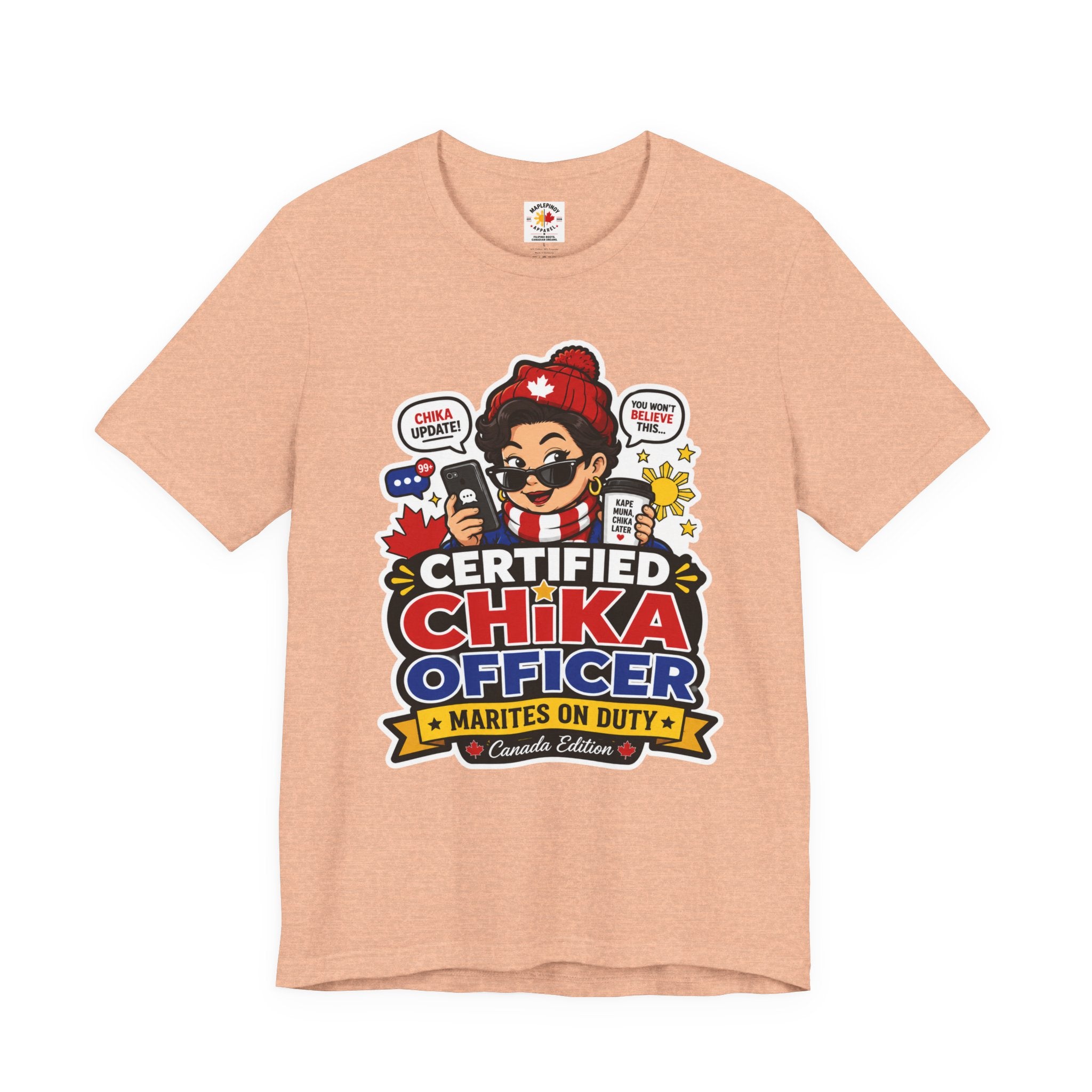 Certified Chika Officer — Funny Filipino Pride Tee