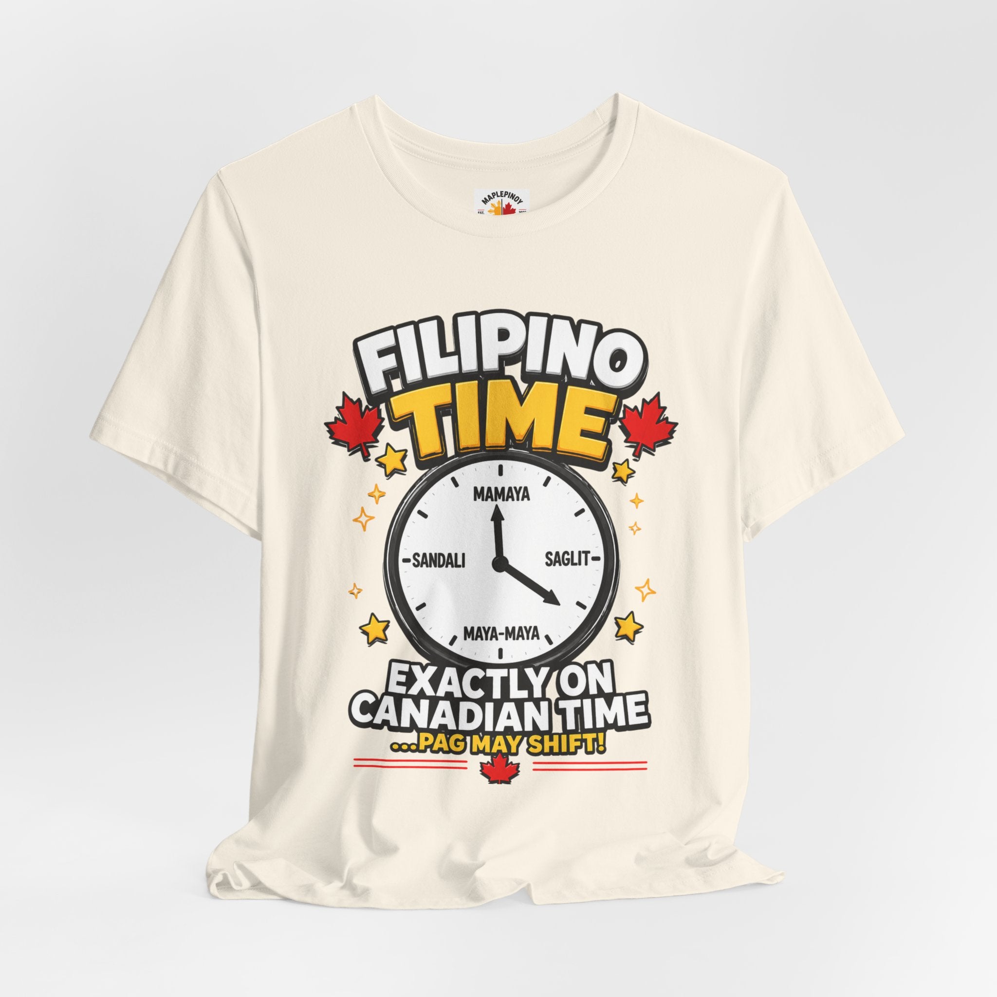 Filipino Time — Funny Pinoy Canadian Clock Tee