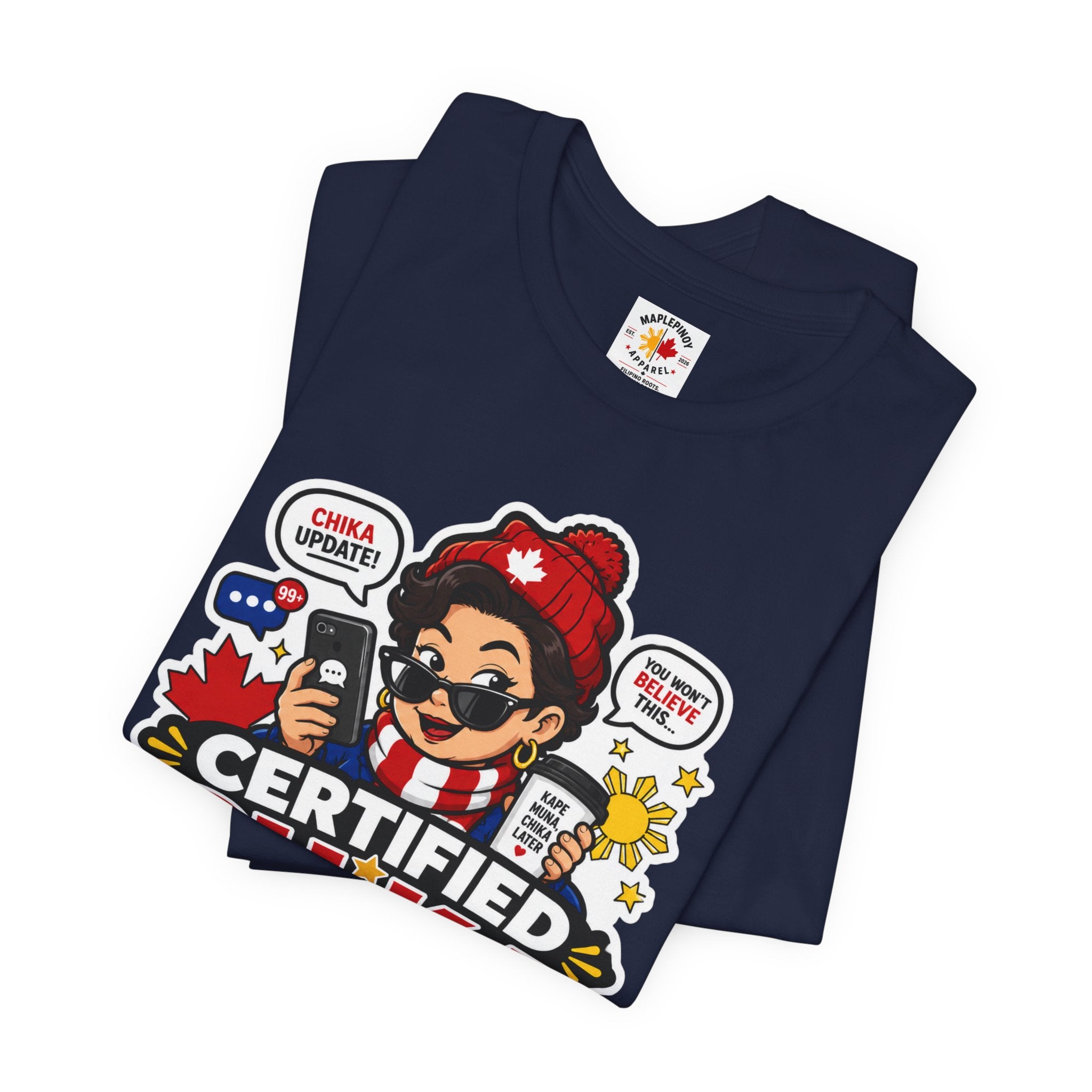 Certified Chika Officer — Funny Filipino Pride Tee