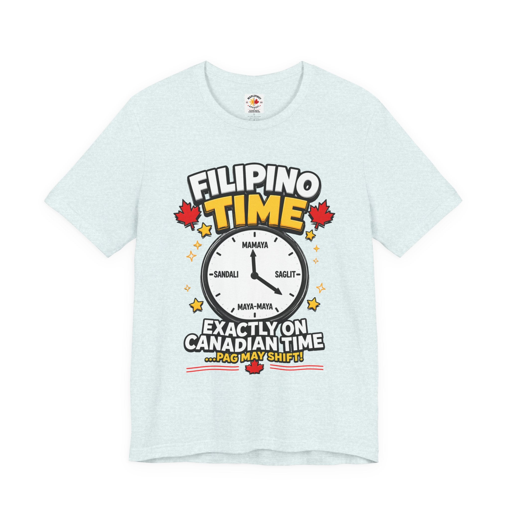 Filipino Time — Funny Pinoy Canadian Clock Tee