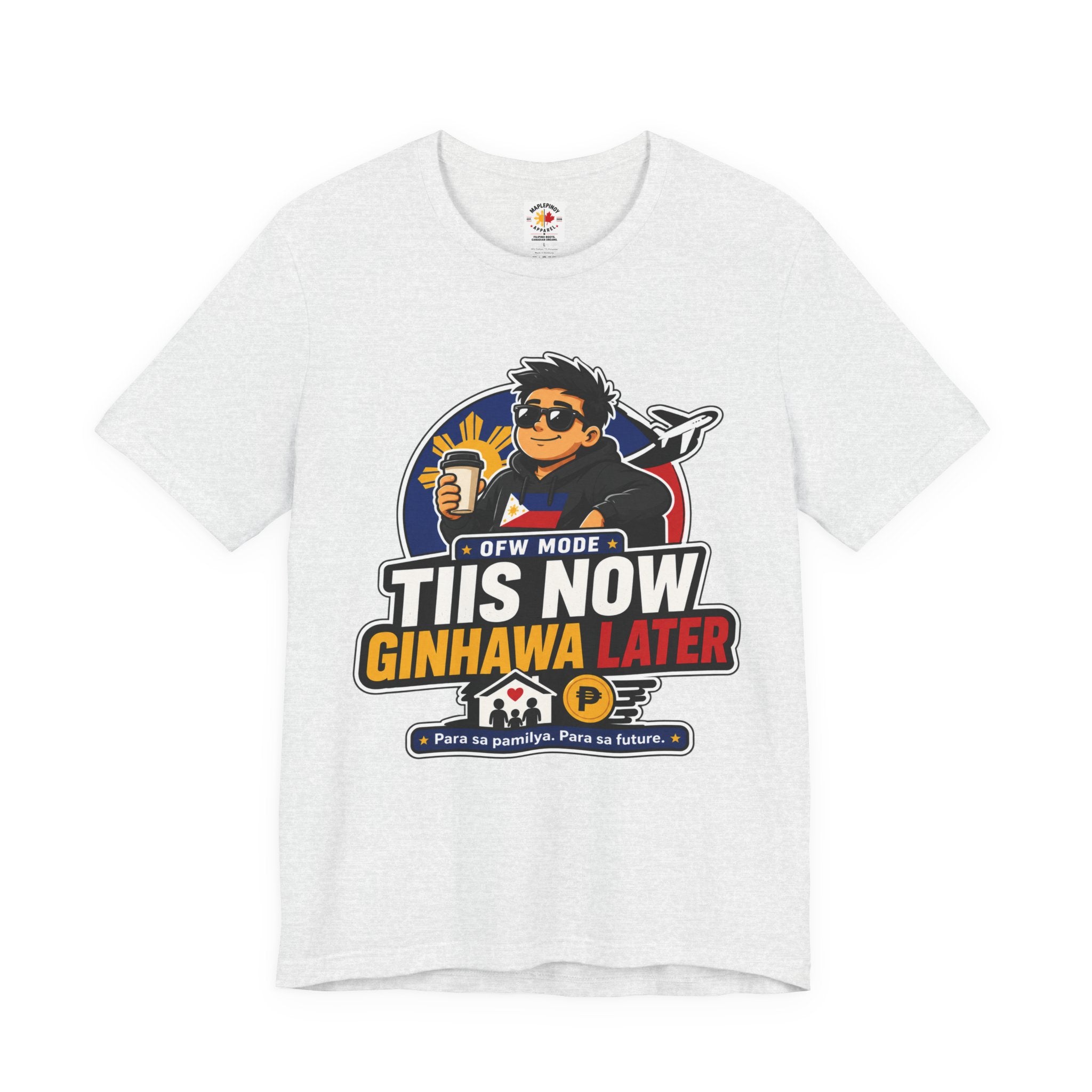 Tiis Now, Ginhawa Later — Filipino OFW Resilience Tee
