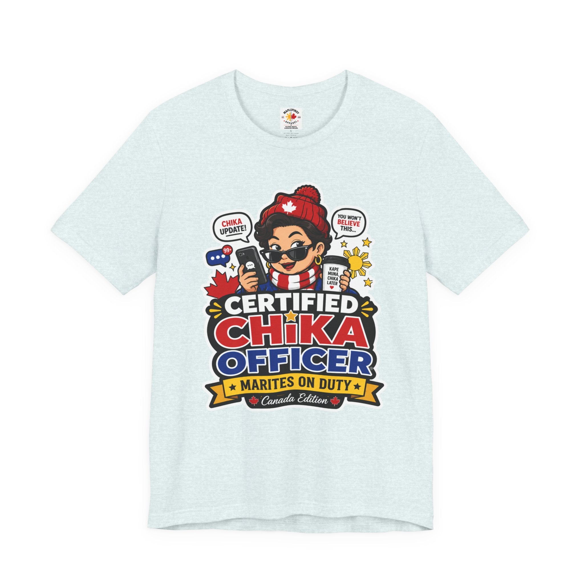 Certified Chika Officer — Funny Filipino Pride Tee