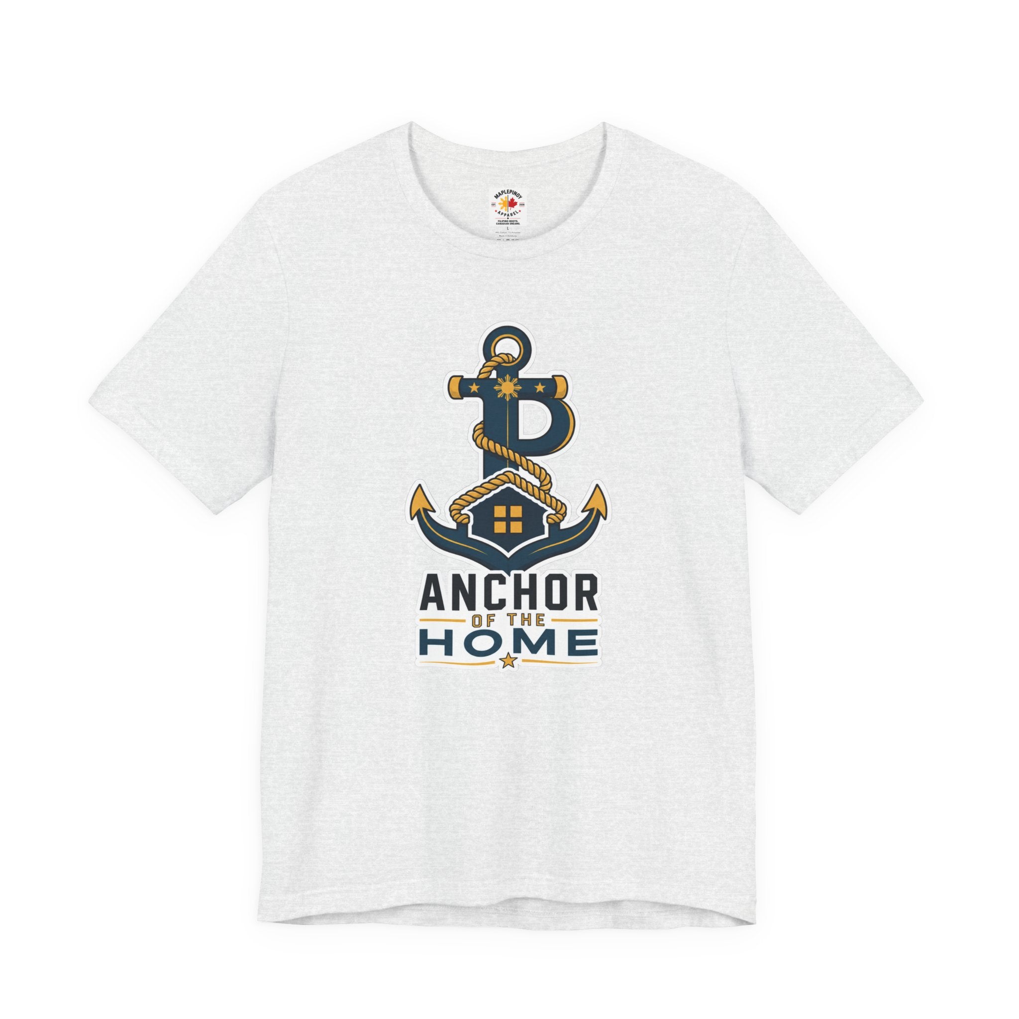 Anchor of the Home Filipino T-Shirt — Anchor, Rope & Home Design for OFWs, Dads & Seafarers