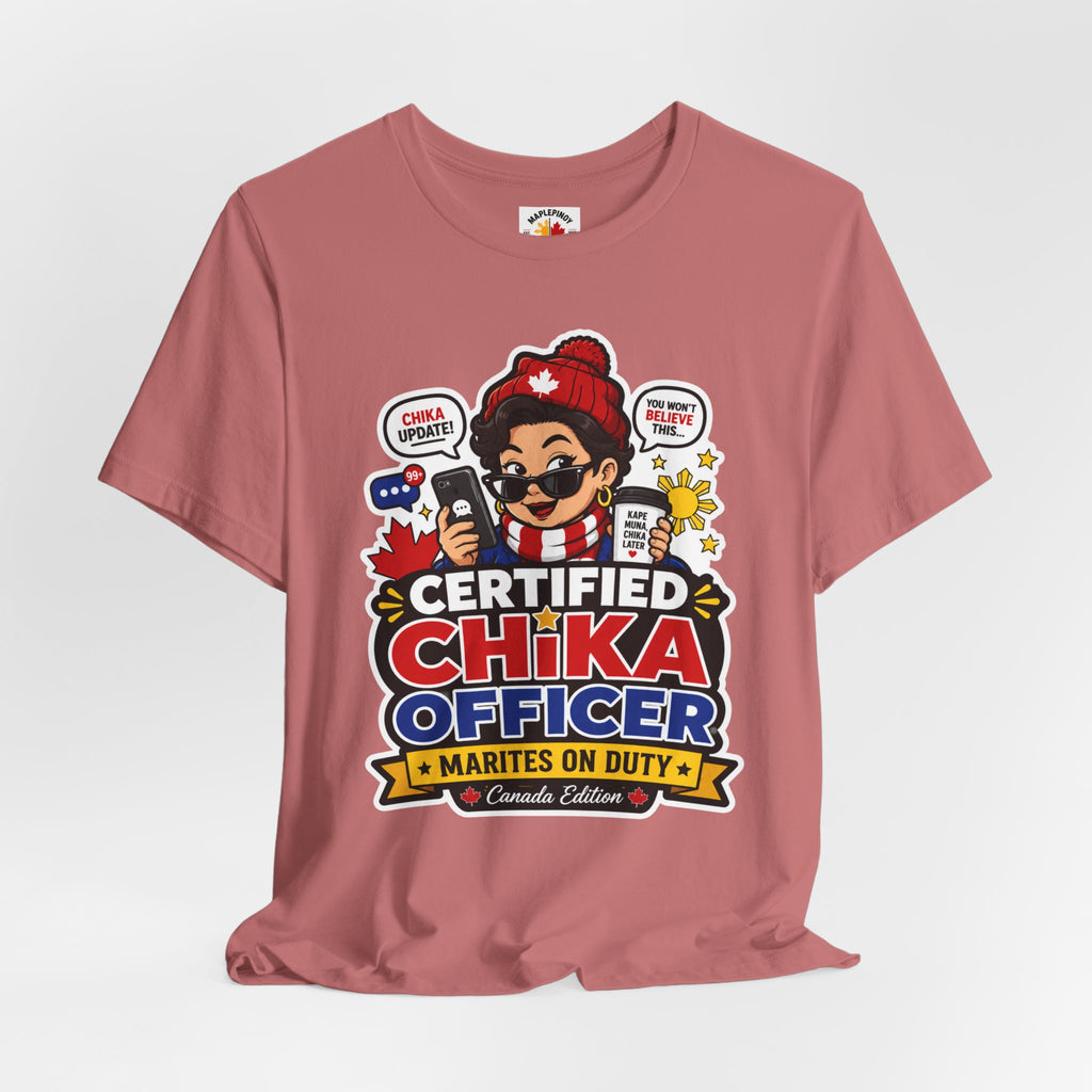Certified Chika Officer — Funny Filipino Pride Tee