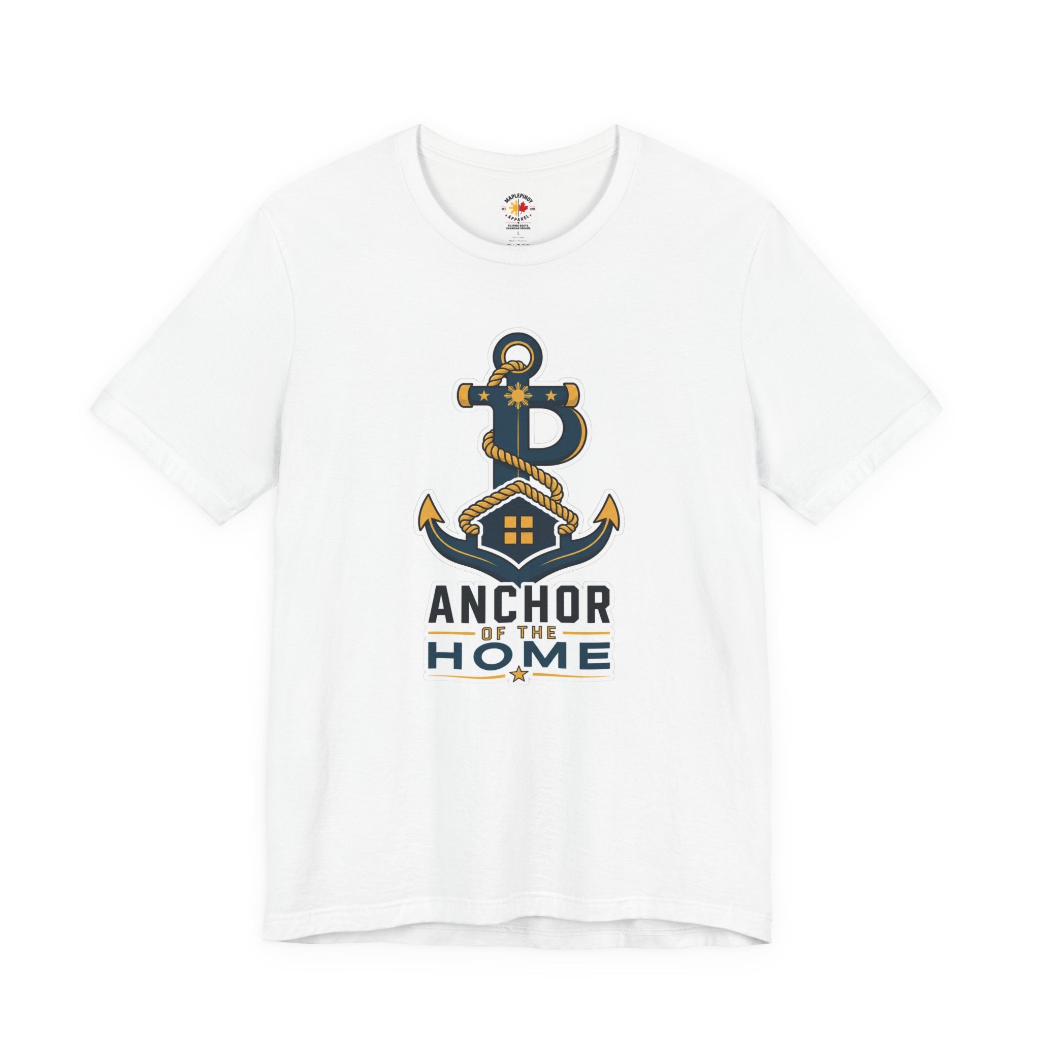Anchor of the Home Filipino T-Shirt — Anchor, Rope & Home Design for OFWs, Dads & Seafarers