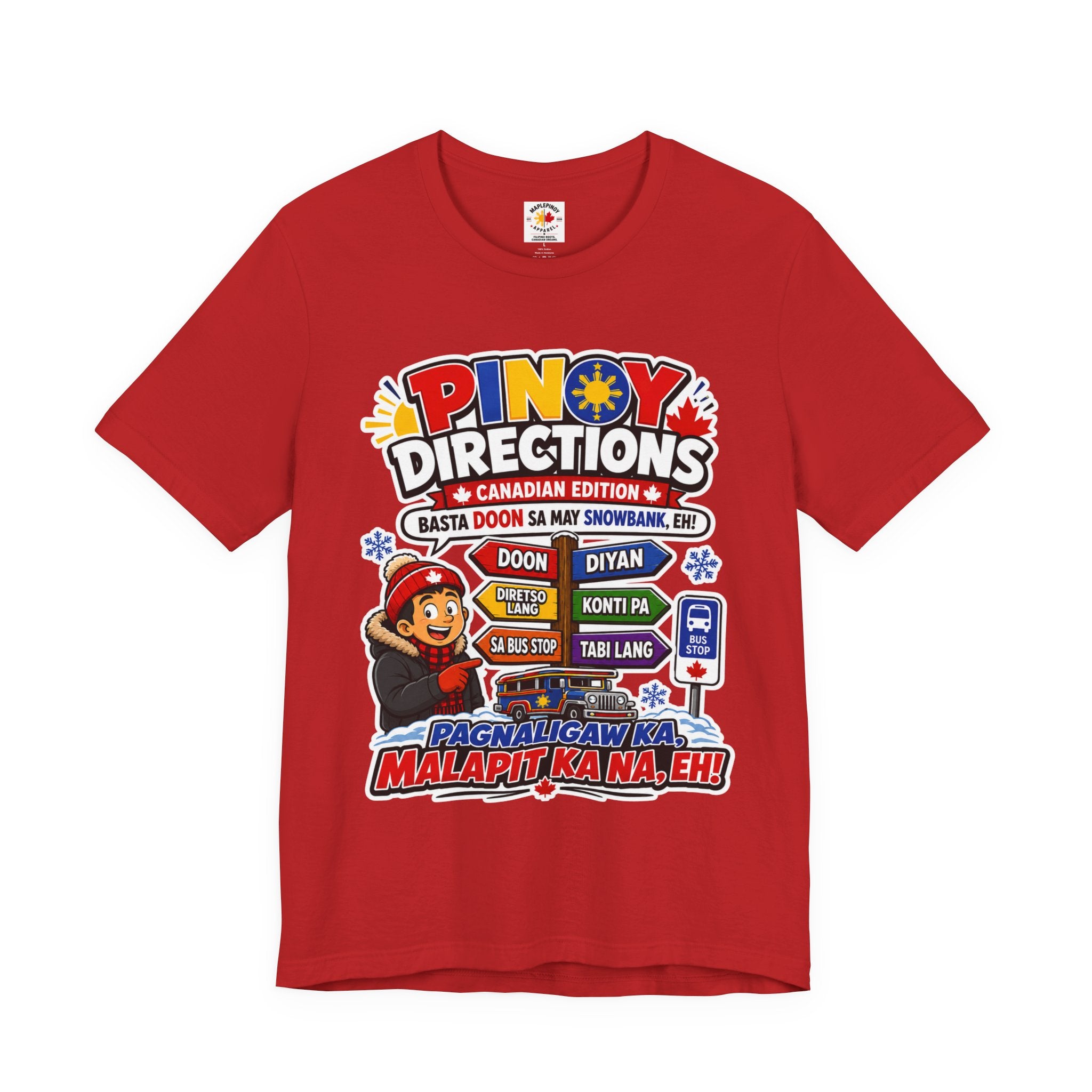 Pinoy Directions: Canadian Edition — Funny Filipino Tee