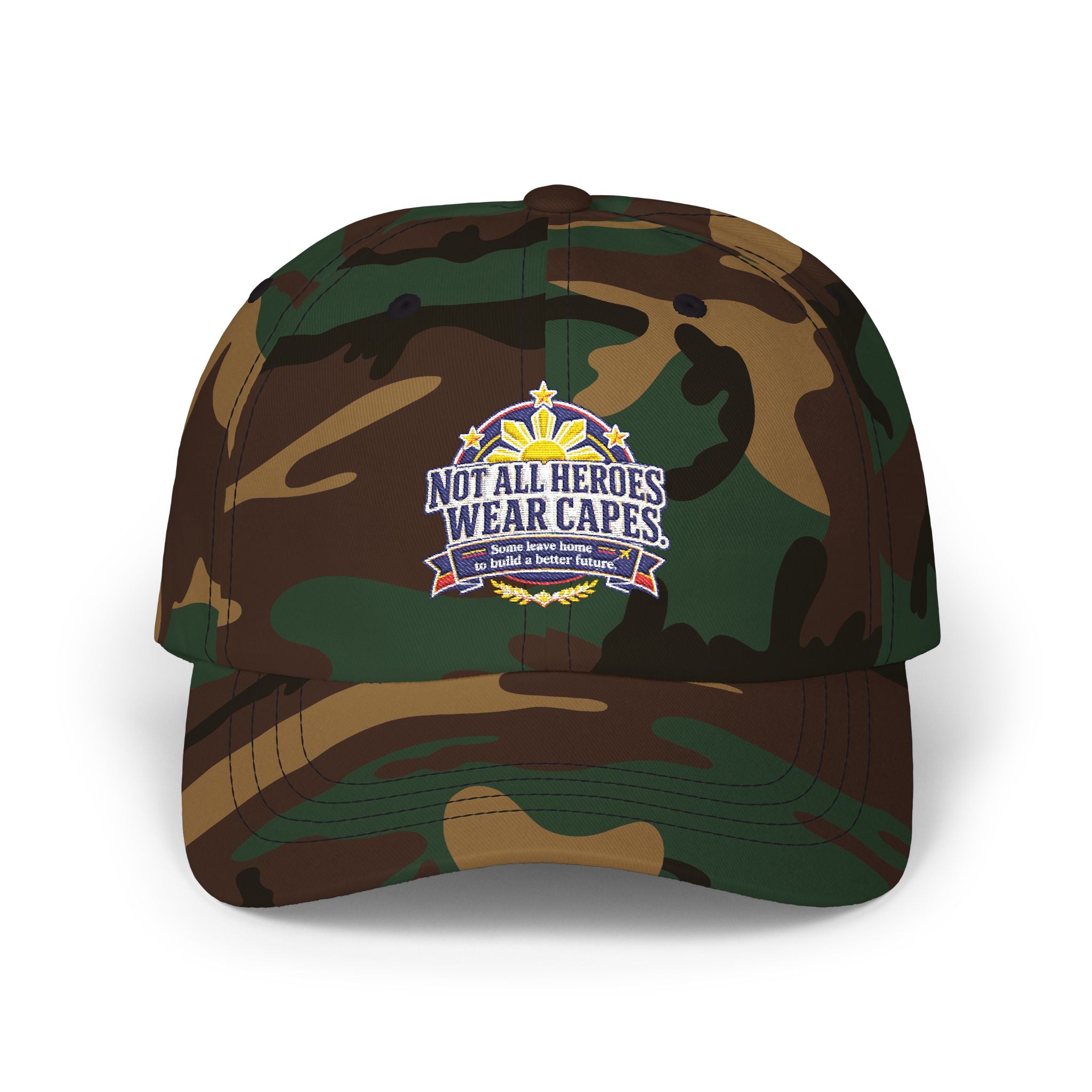 Not All Heroes Wear Capes — Embroidered OFW Dad Cap