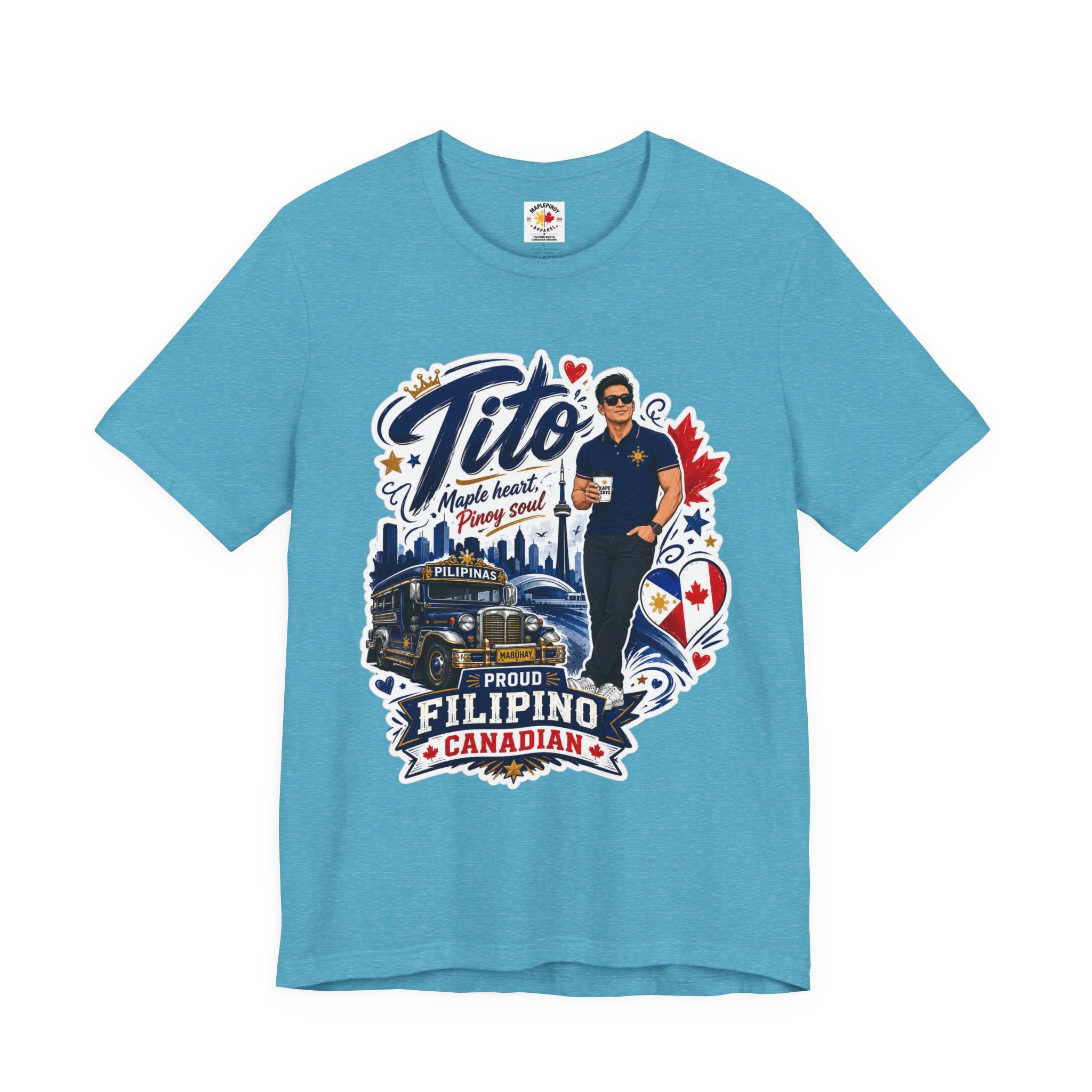 Tito Proud Filipino Canadian T-Shirt – Maple Heart Pinoy Soul Tee