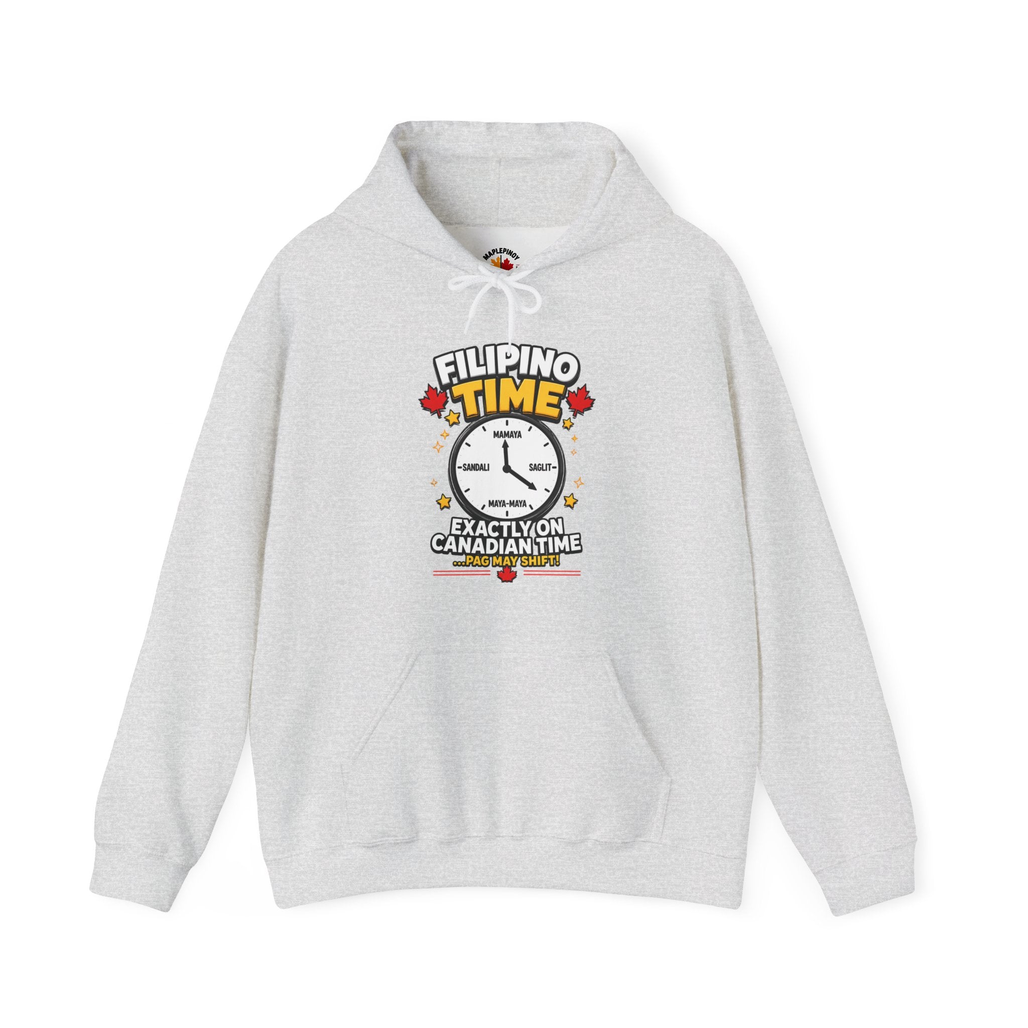 Filipino Time — Funny Pinoy Canadian Graphic Hoodie