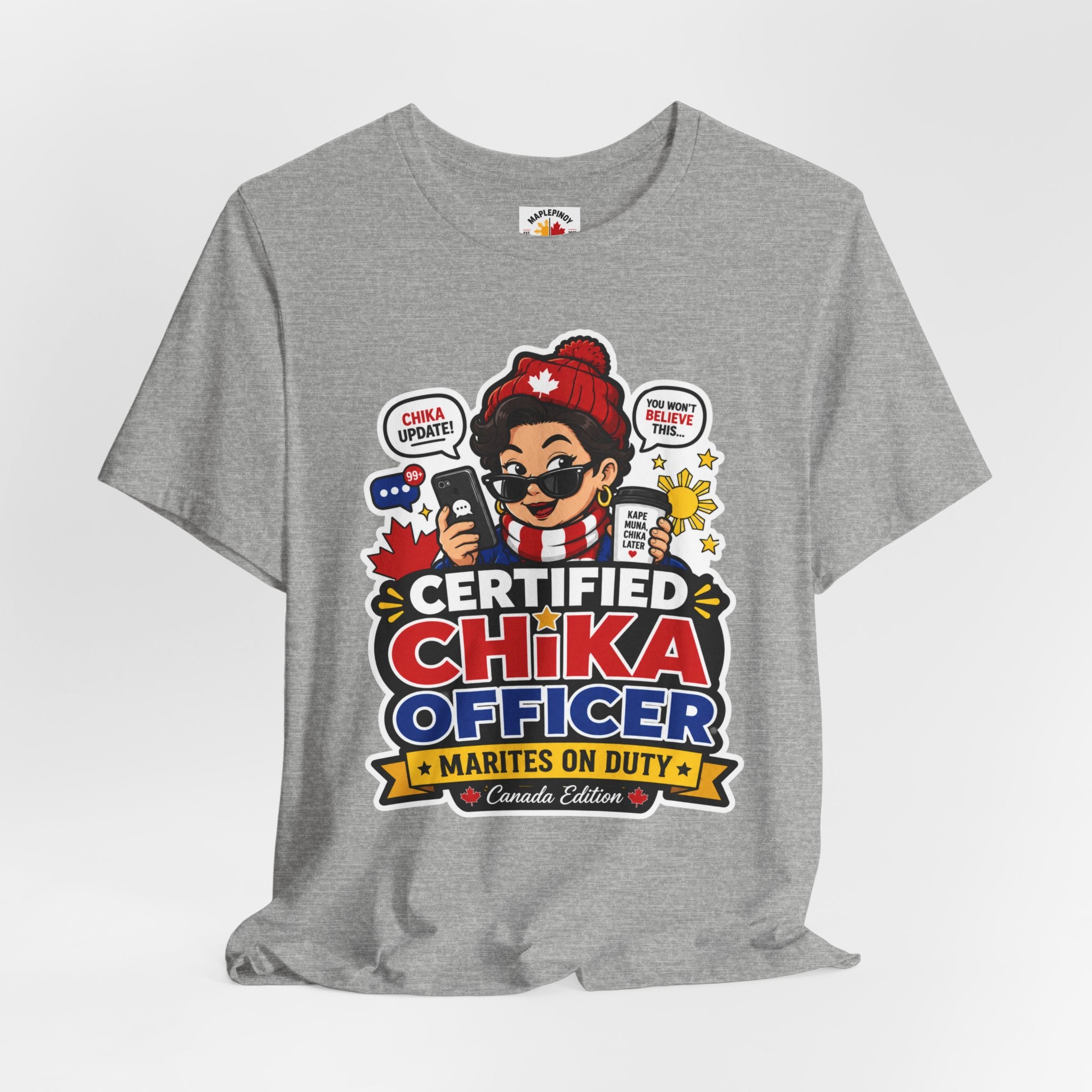 Certified Chika Officer — Funny Filipino Pride Tee