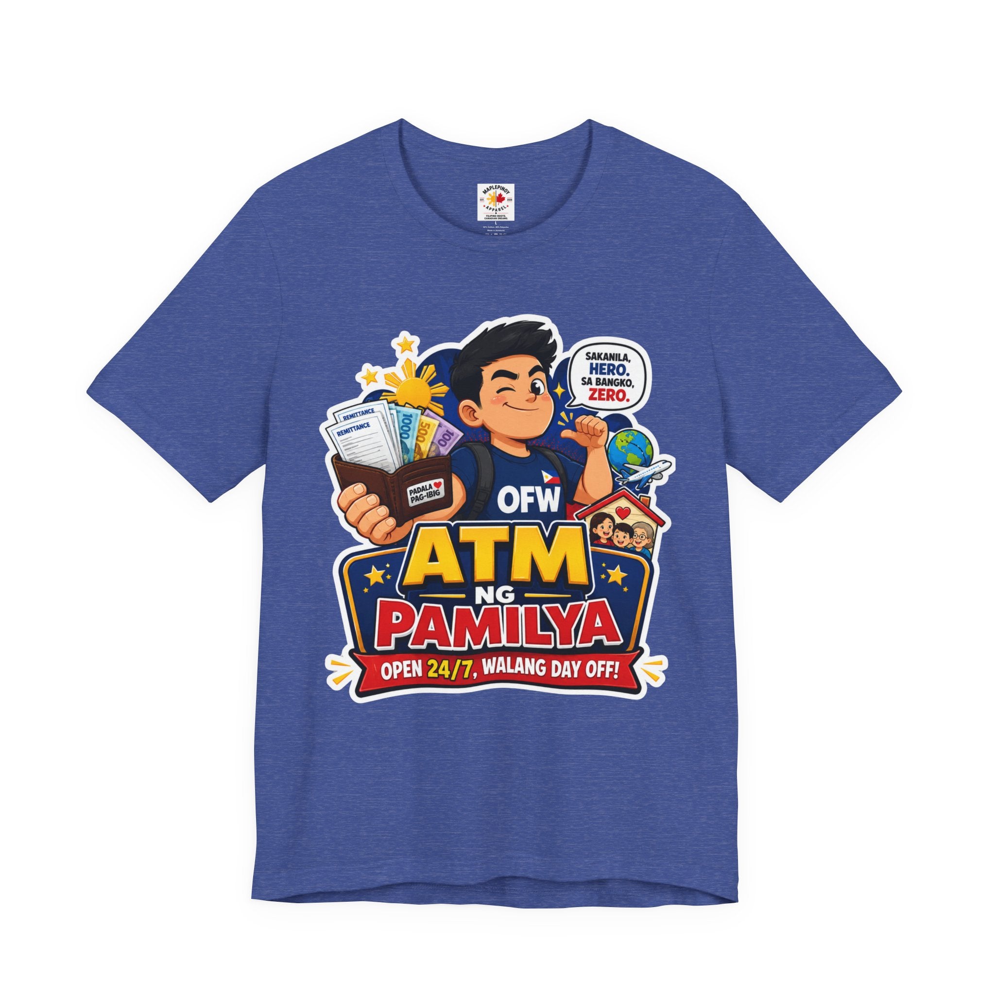 Funny OFW T-Shirt – ATM ng Pamilya Filipino Overseas Worker Shirt