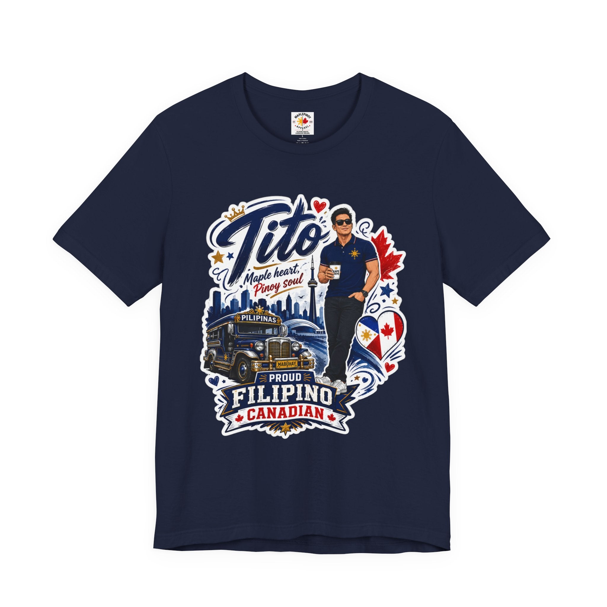 Tito Proud Filipino Canadian T-Shirt – Maple Heart Pinoy Soul Tee