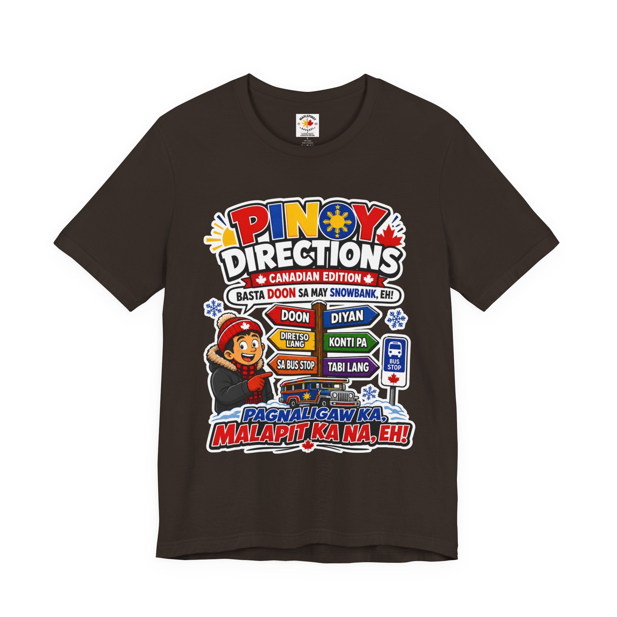 Pinoy Directions: Canadian Edition — Funny Filipino Tee