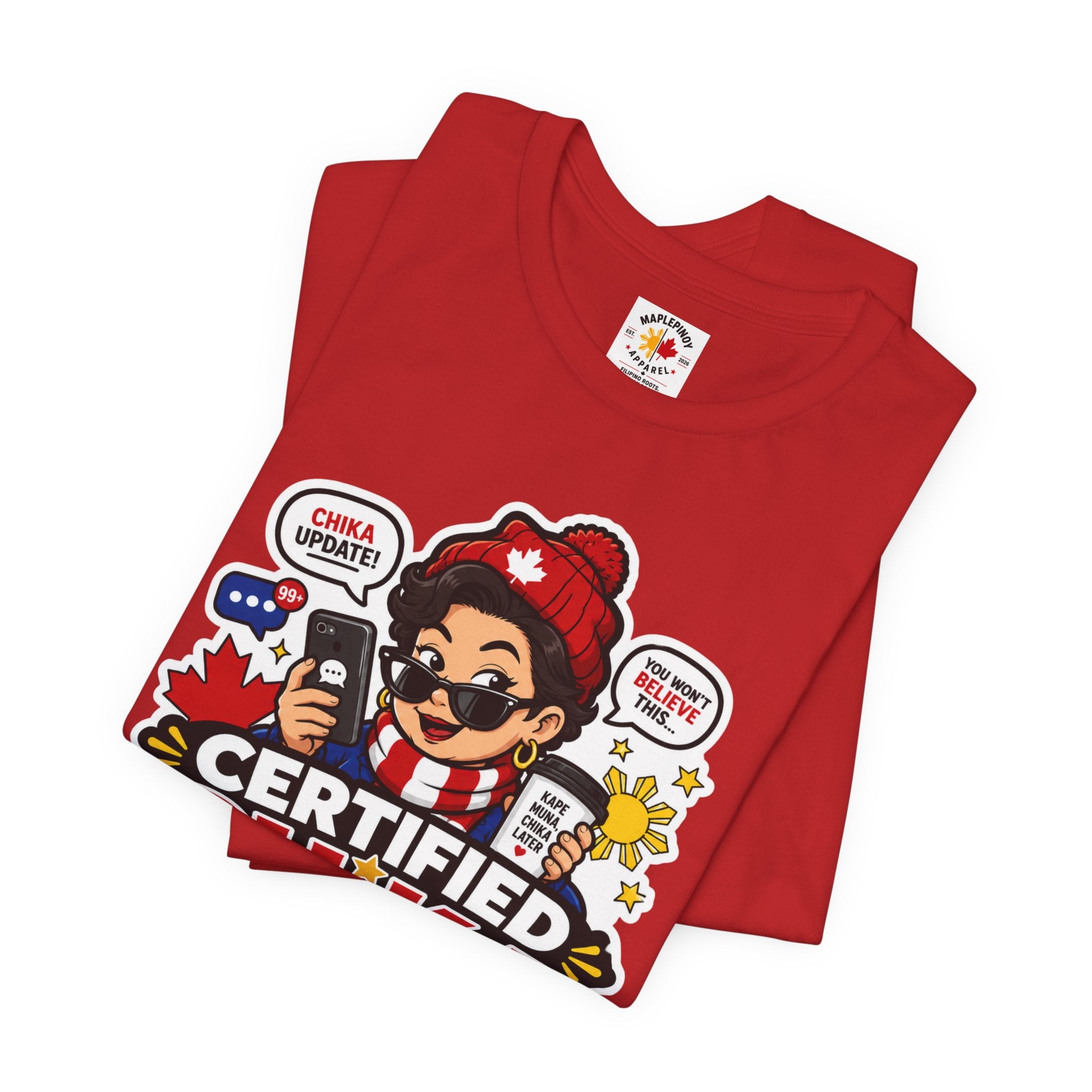 Certified Chika Officer — Funny Filipino Pride Tee