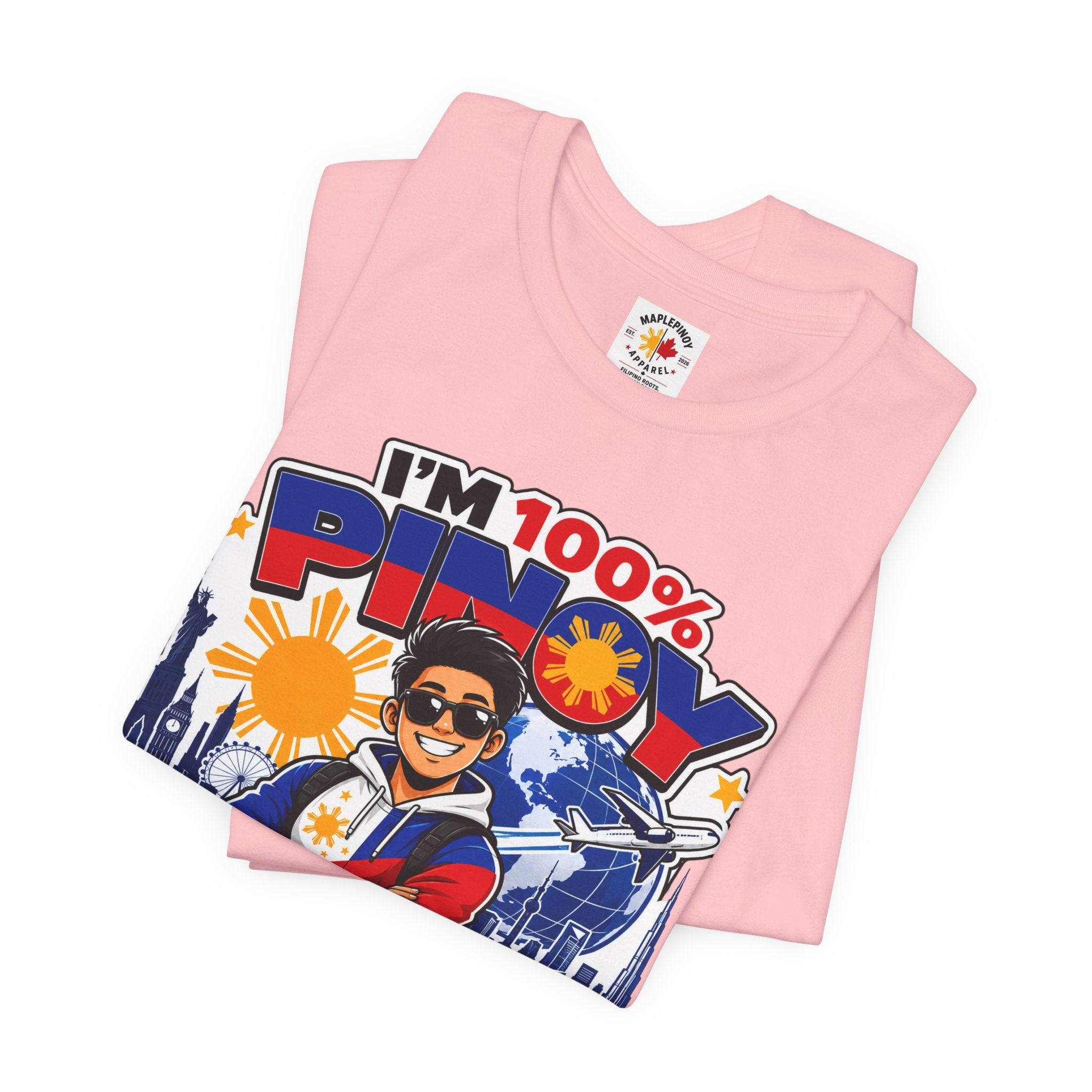 100% Pinoy, Living Abroad — Filipino Pride Tee