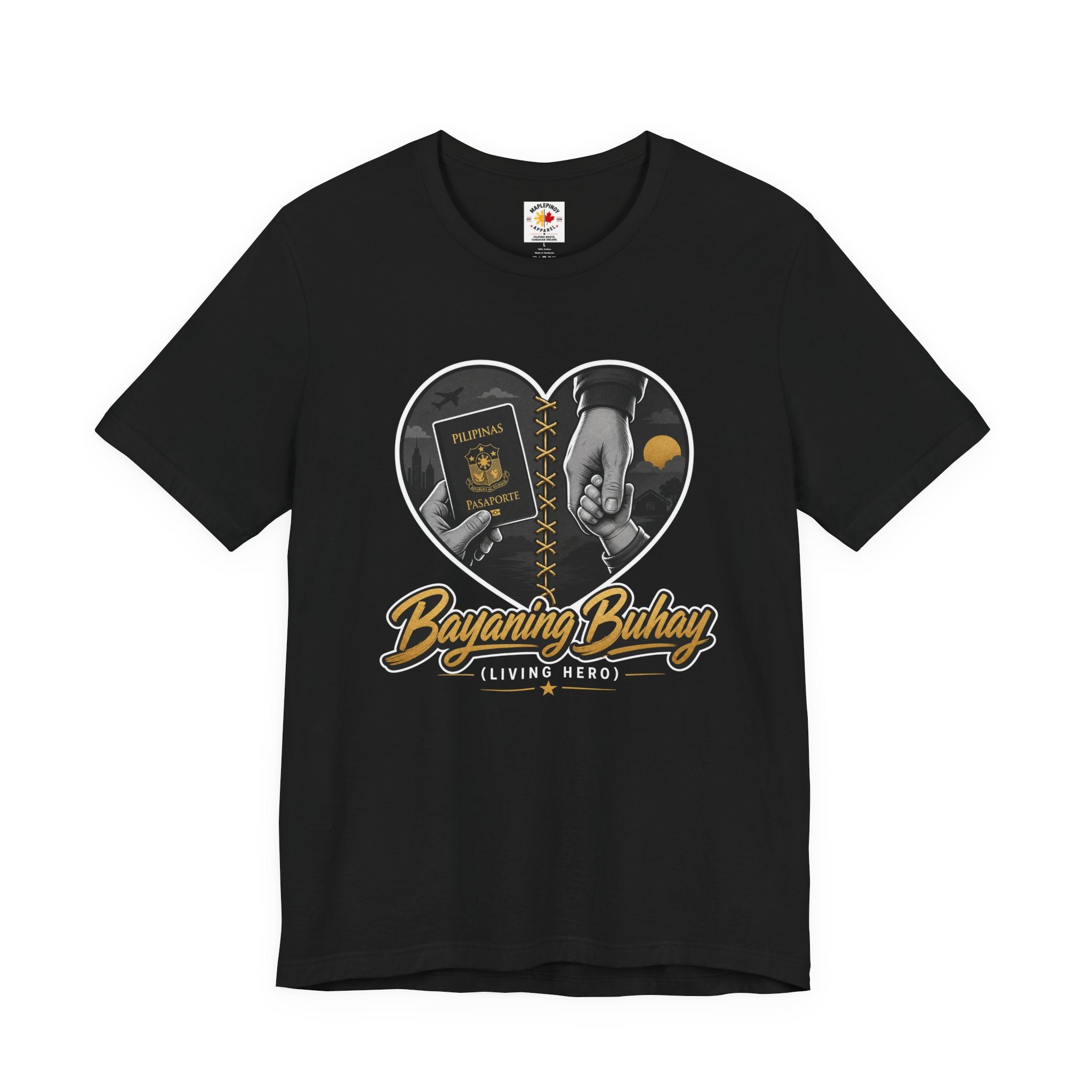 Bayaning Buhay Passport Graphic Tee — Filipino OFW Pride Shirt