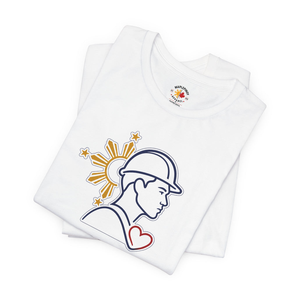 Kayod Para sa Pamilya — Filipino Construction Worker Pride Tee