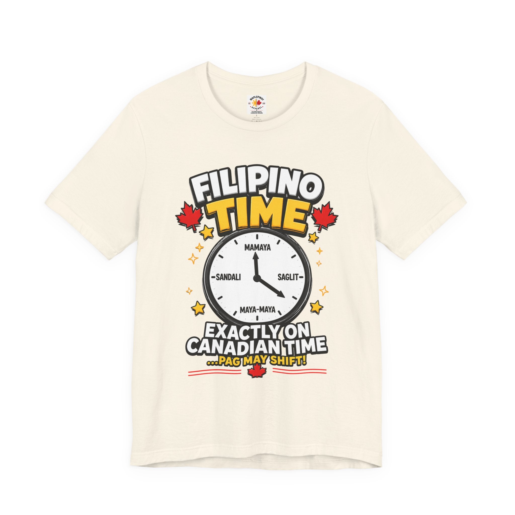 Filipino Time — Funny Pinoy Canadian Clock Tee