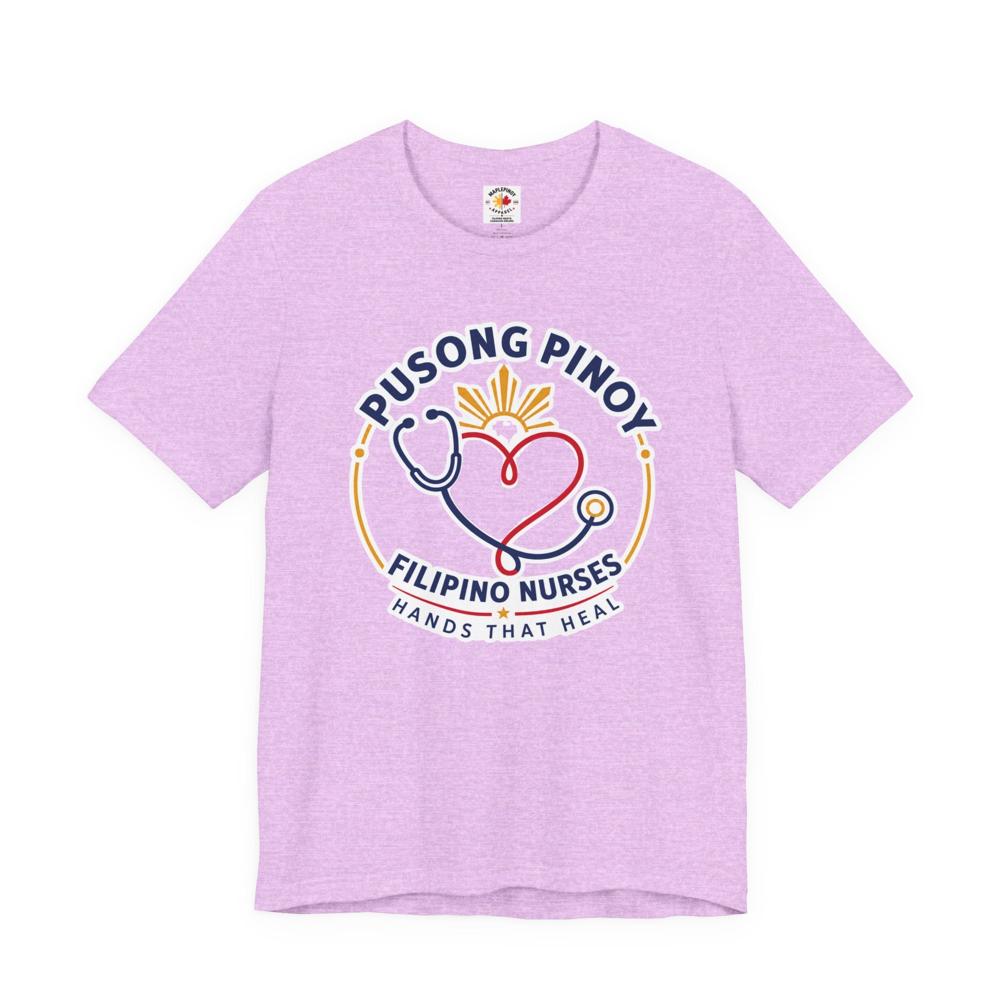 Pusong Pinoy, Hands That Heal — Filipino Nurse Pride Shirt