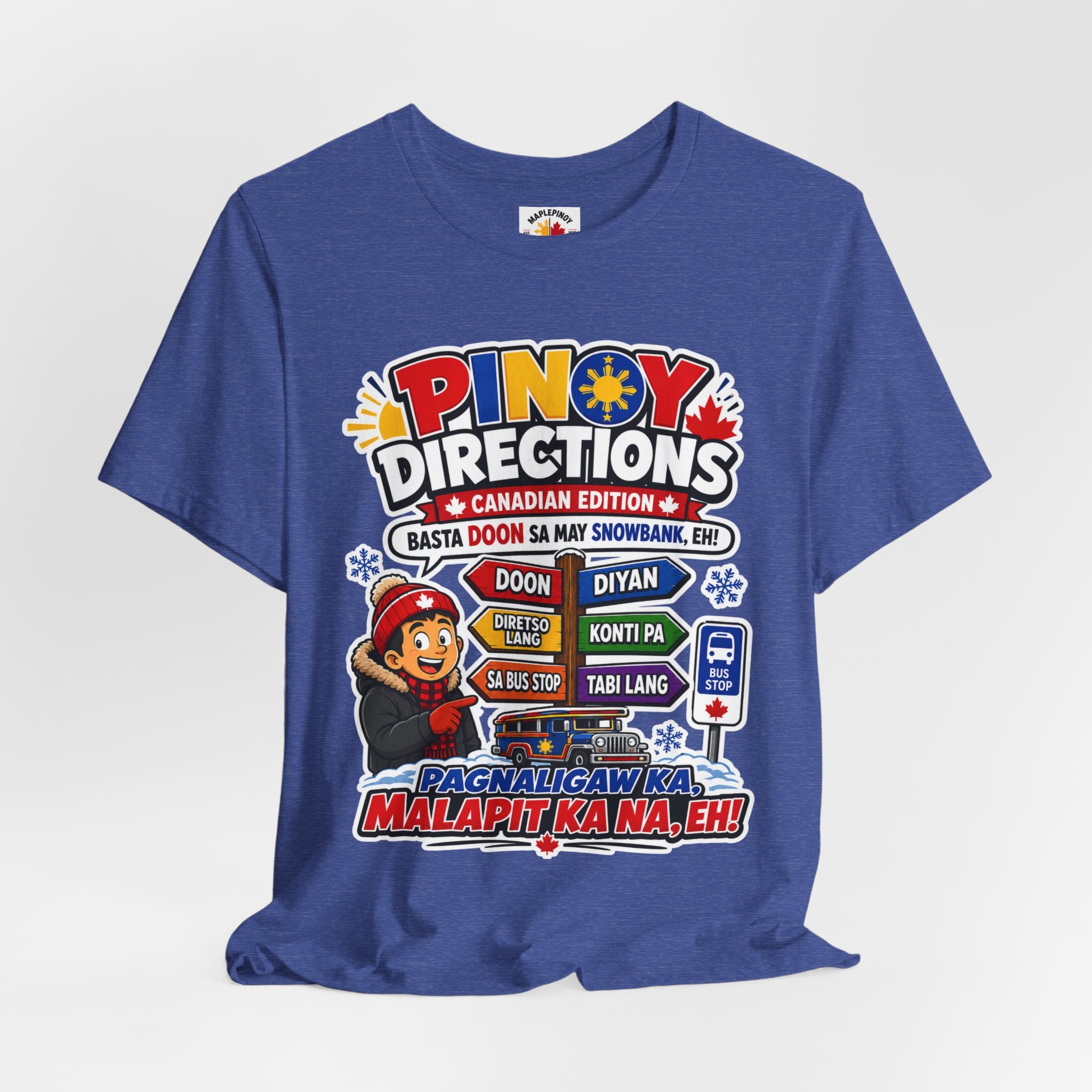 Pinoy Directions: Canadian Edition — Funny Filipino Tee
