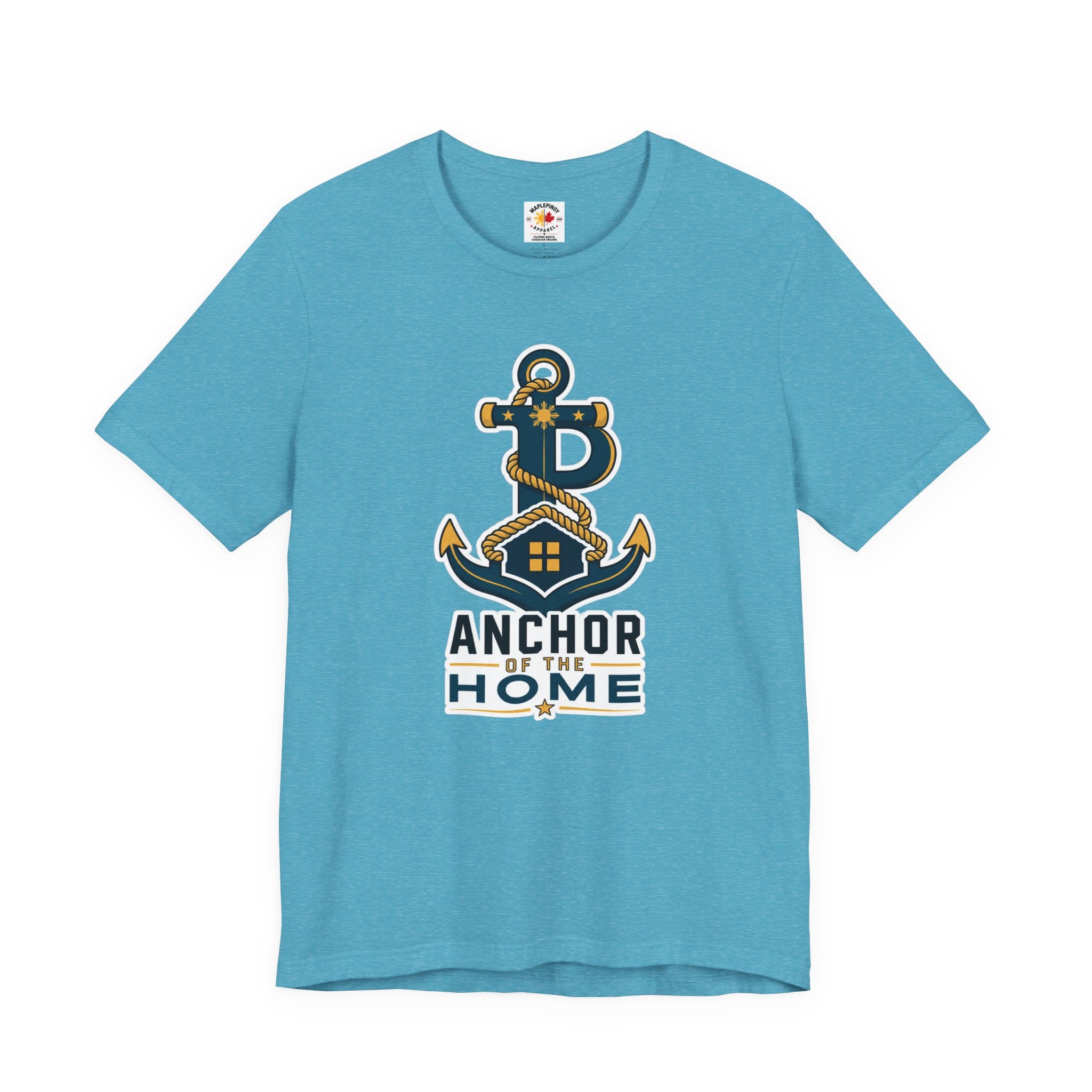 Anchor of the Home Filipino T-Shirt — Anchor, Rope & Home Design for OFWs, Dads & Seafarers