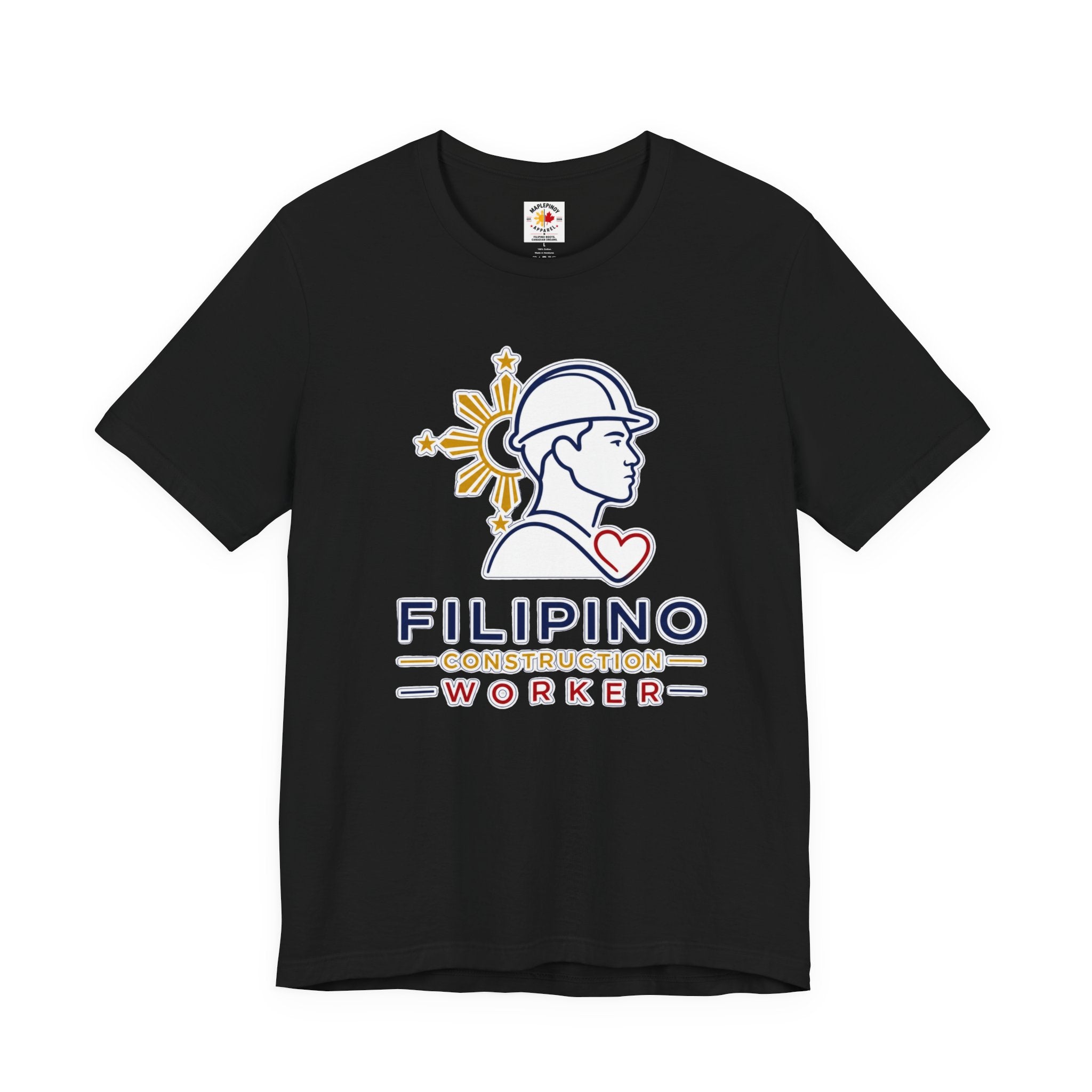 Kayod Para sa Pamilya — Filipino Construction Worker Pride Tee