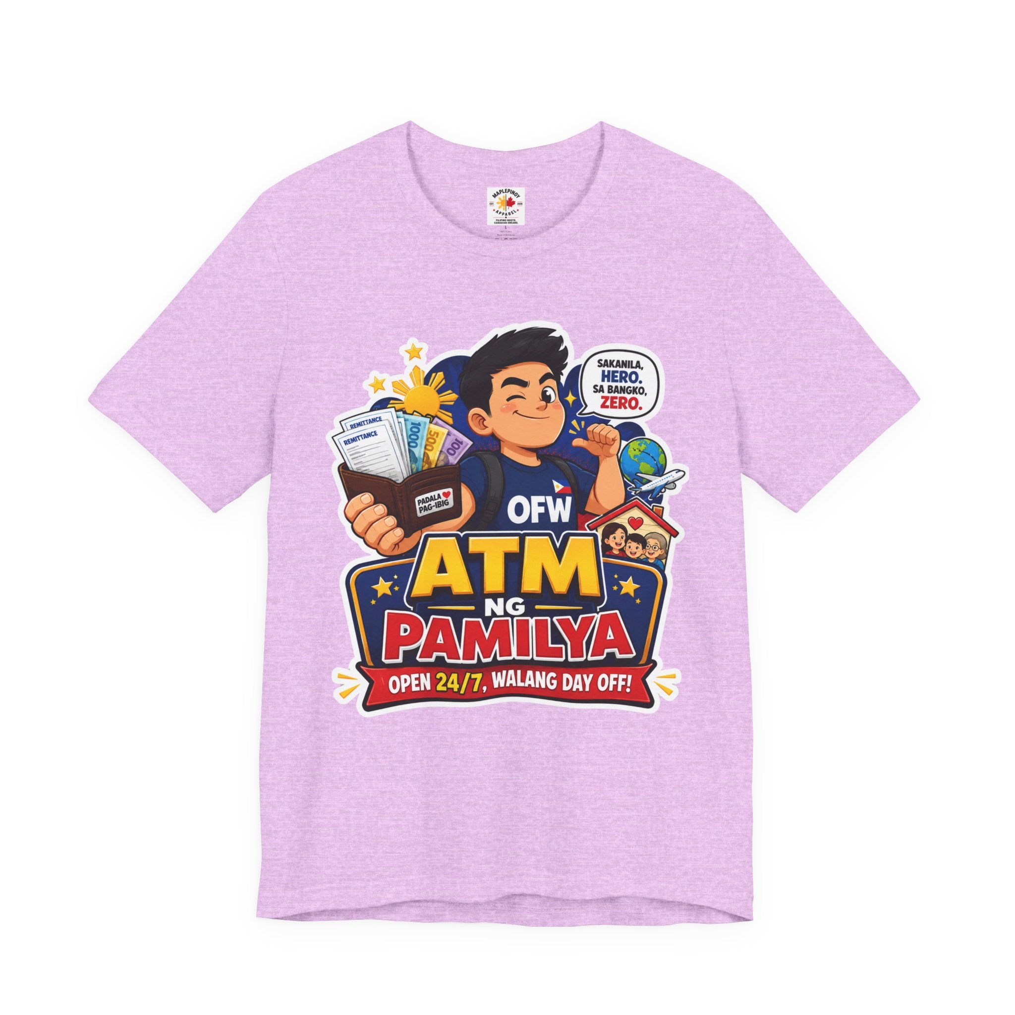 Funny OFW T-Shirt – ATM ng Pamilya Filipino Overseas Worker Shirt