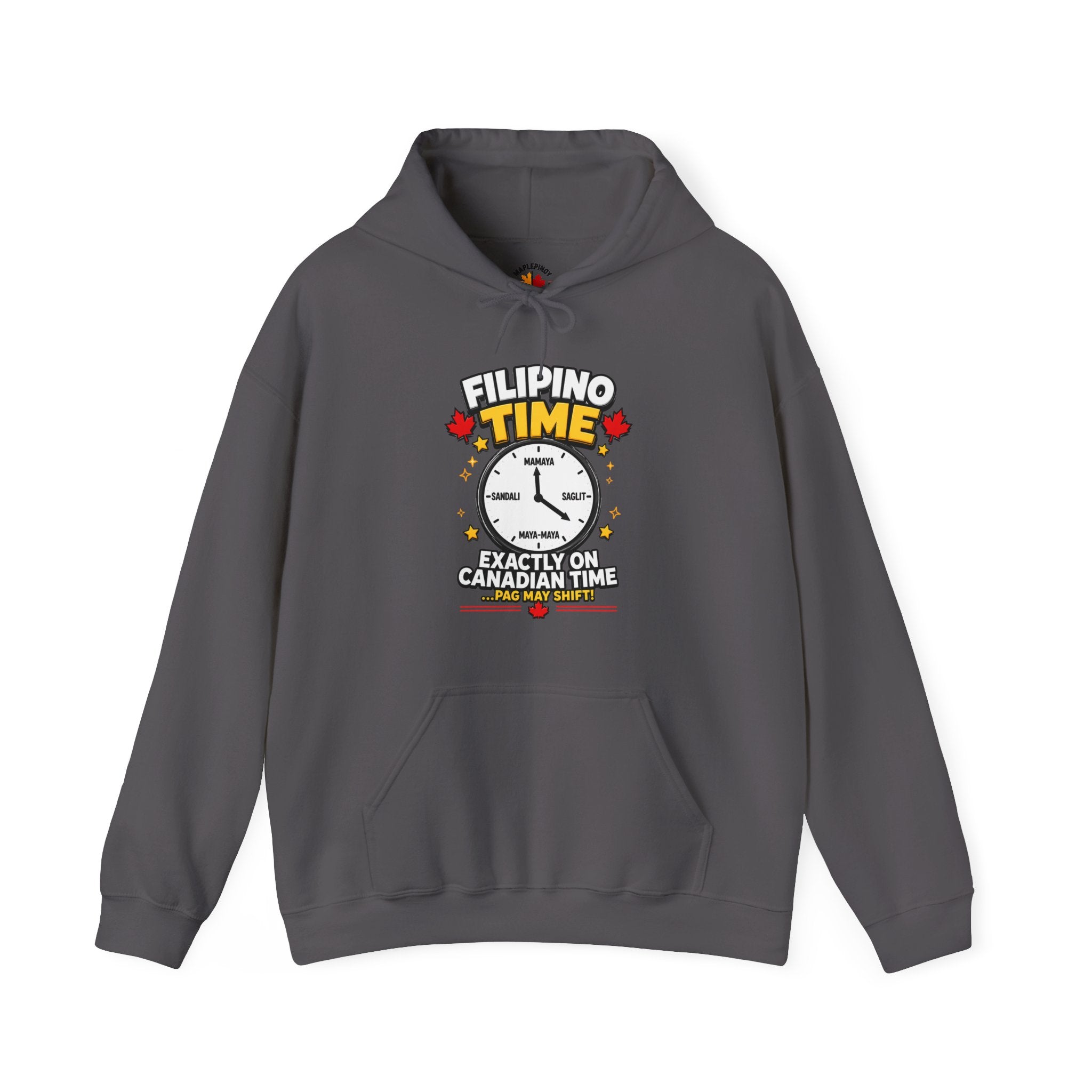 Filipino Time — Funny Pinoy Canadian Graphic Hoodie