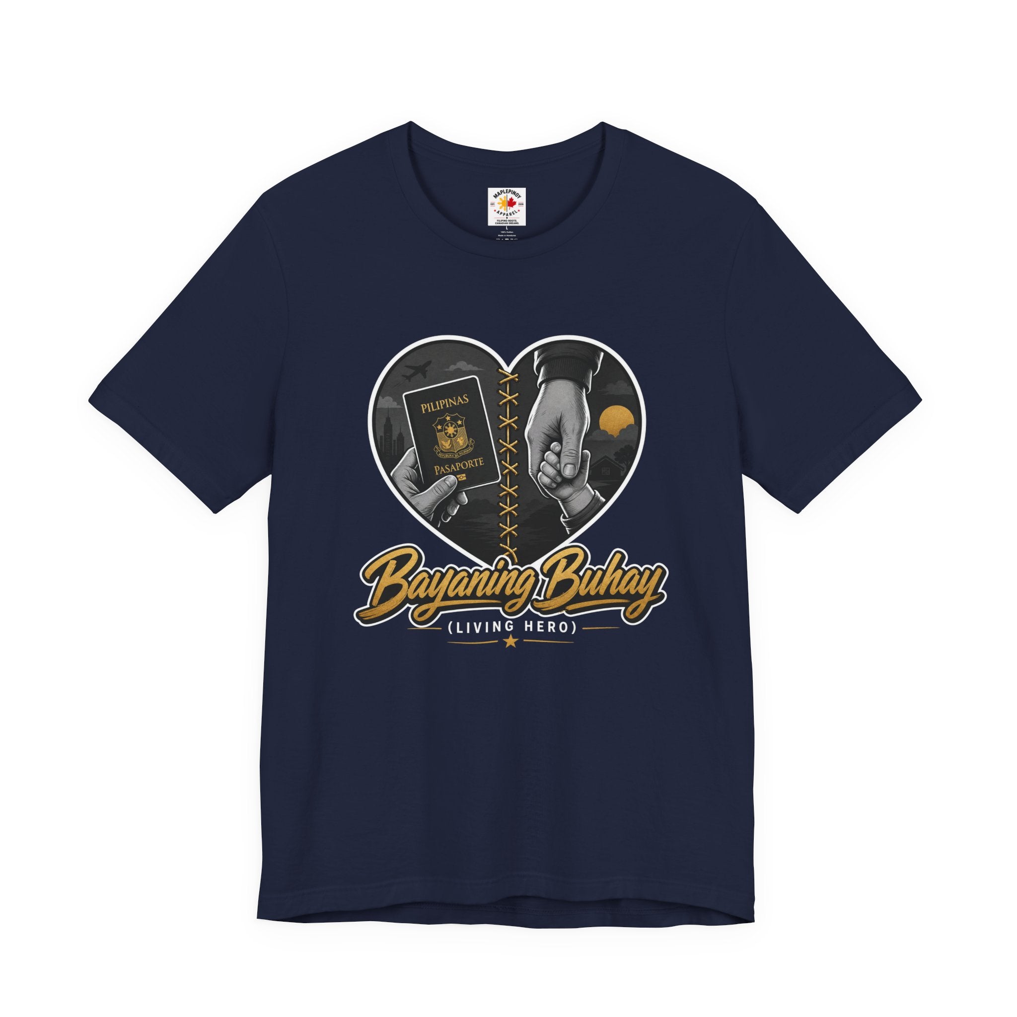 Bayaning Buhay Passport Graphic Tee — Filipino OFW Pride Shirt