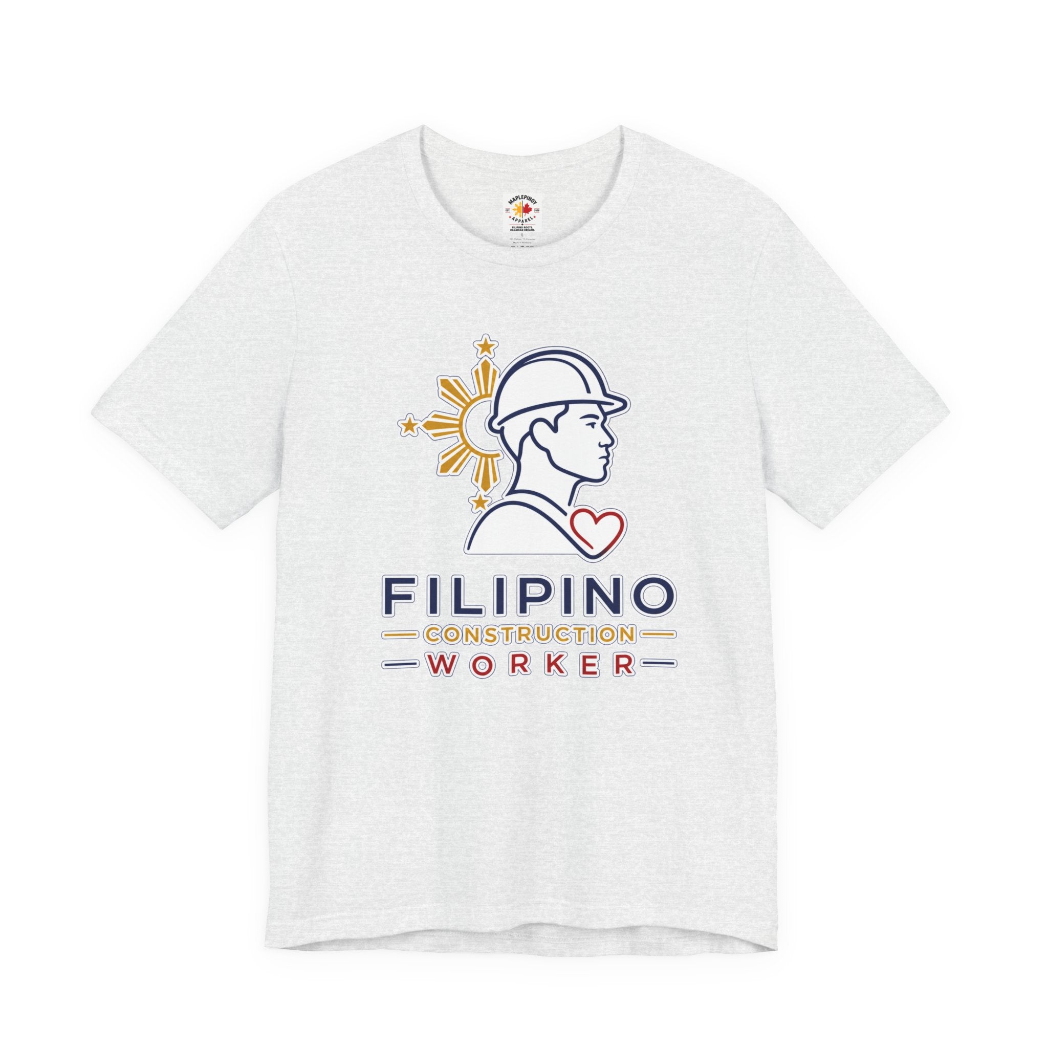 Kayod Para sa Pamilya — Filipino Construction Worker Pride Tee