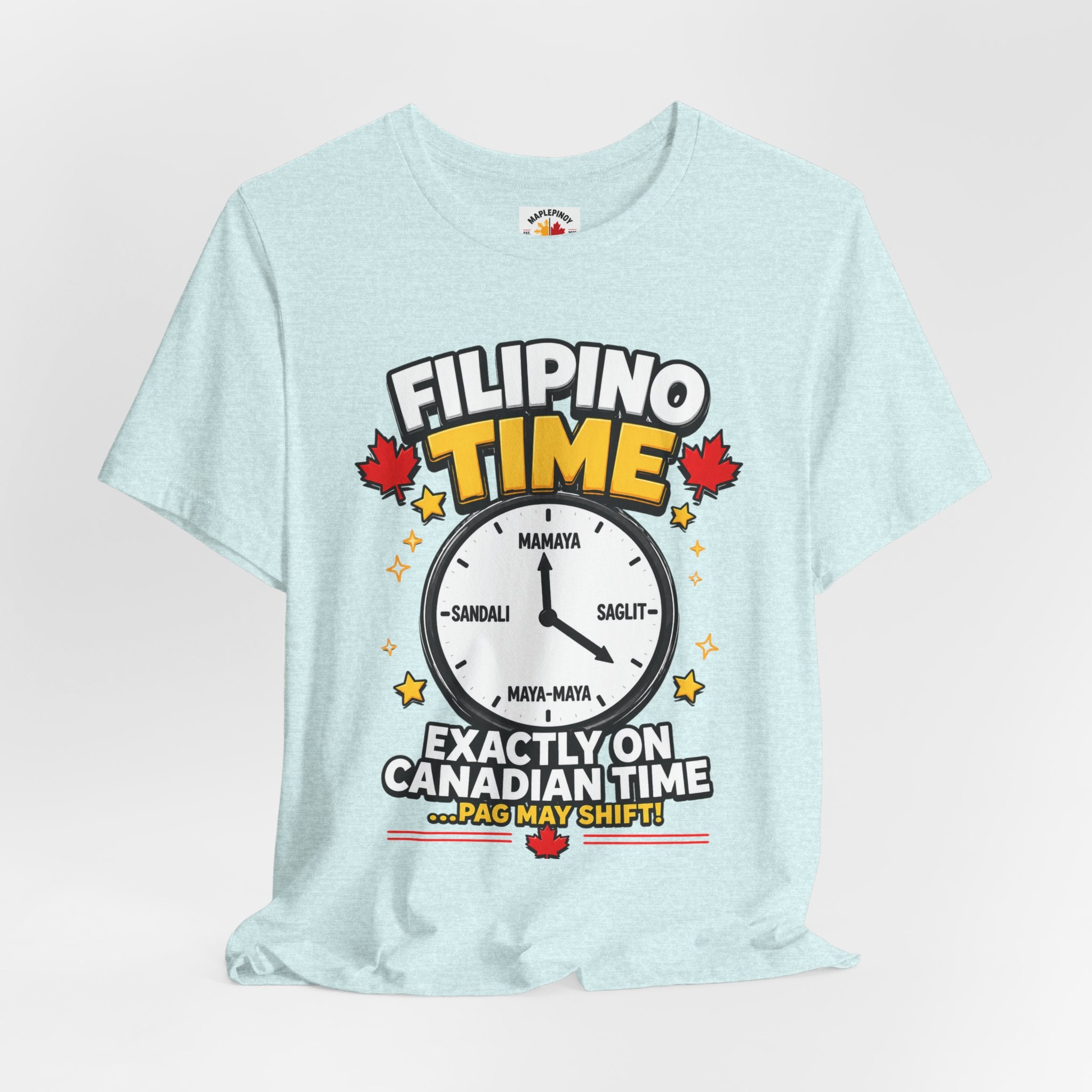Filipino Time — Funny Pinoy Canadian Clock Tee