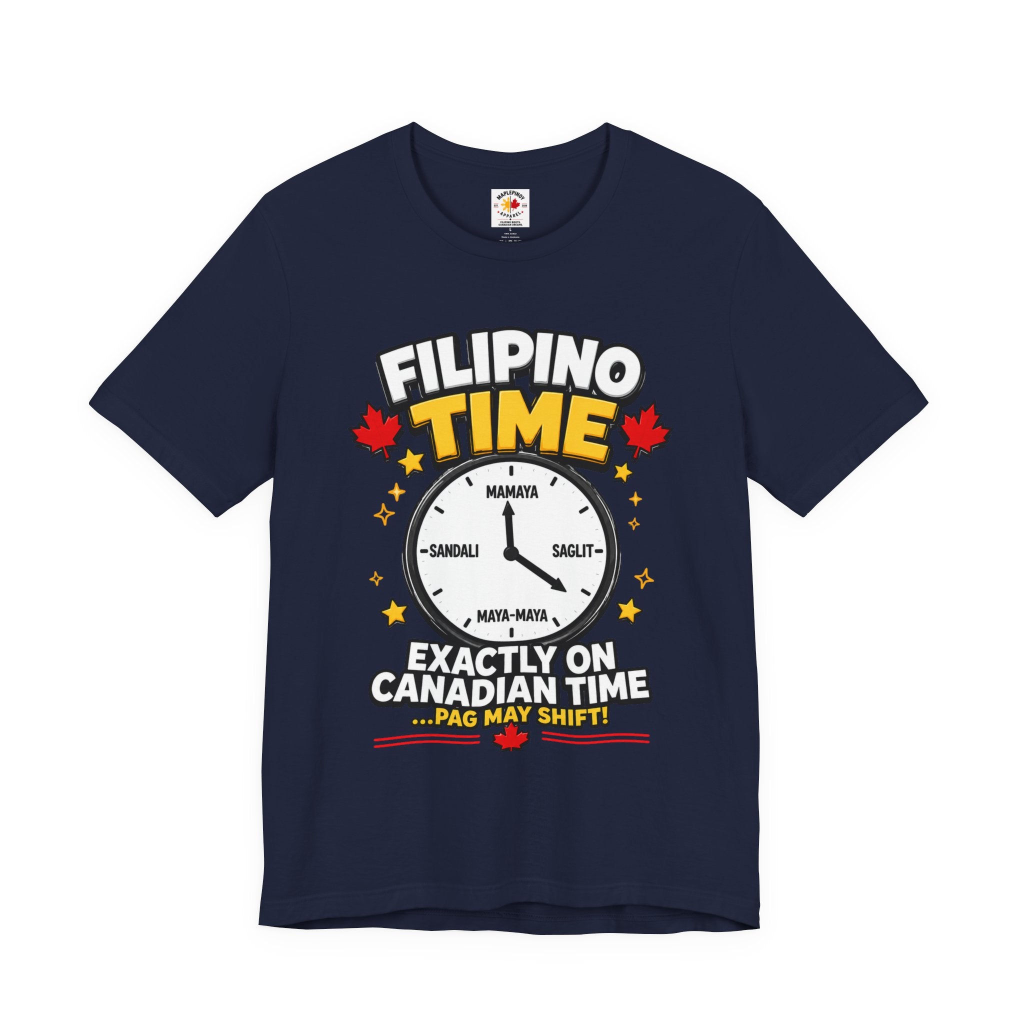 Filipino Time — Funny Pinoy Canadian Clock Tee