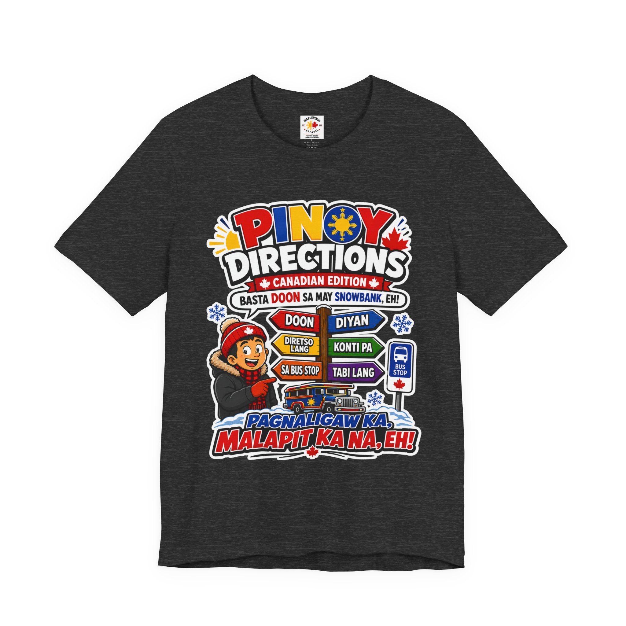 Pinoy Directions: Canadian Edition — Funny Filipino Tee