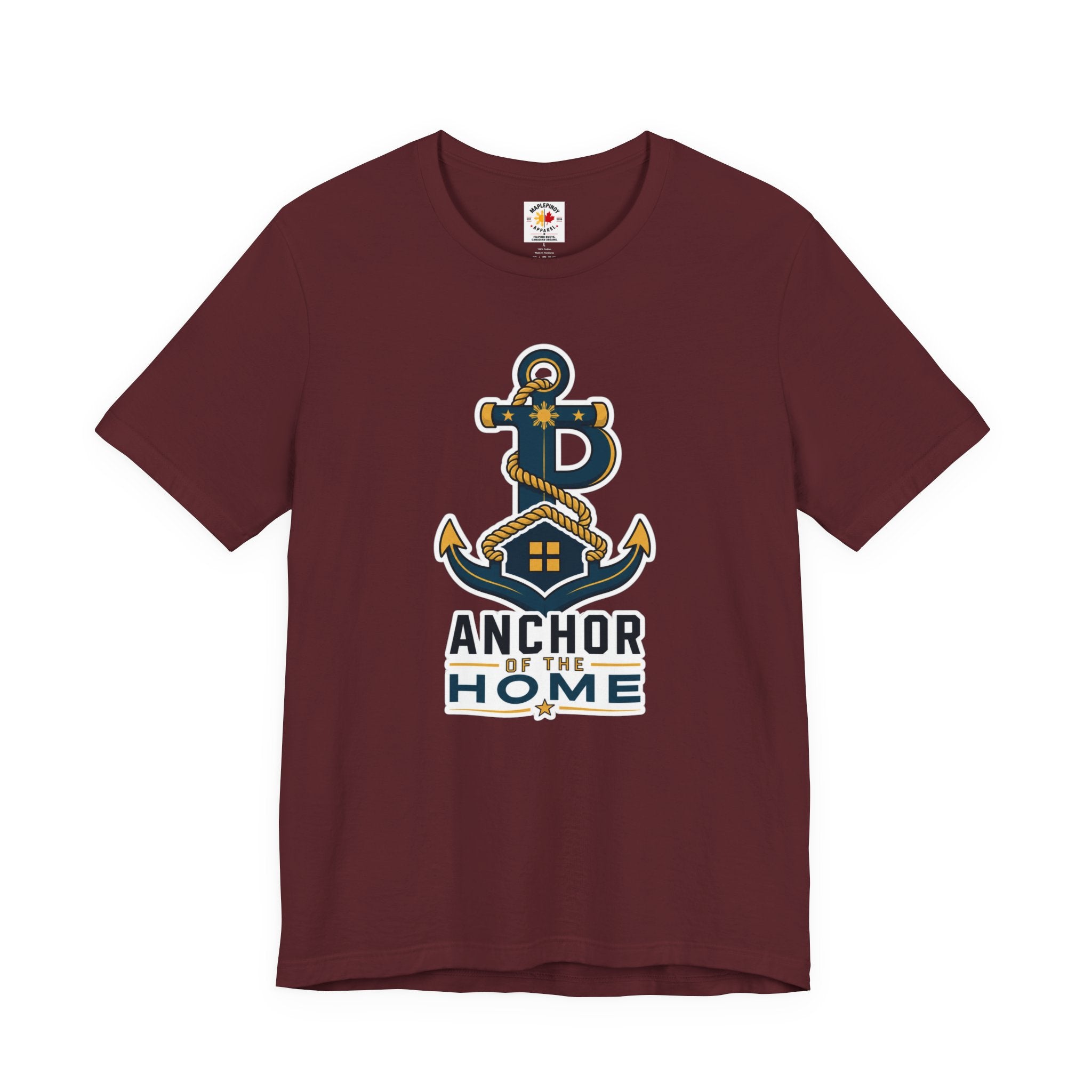 Anchor of the Home Filipino T-Shirt — Anchor, Rope & Home Design for OFWs, Dads & Seafarers