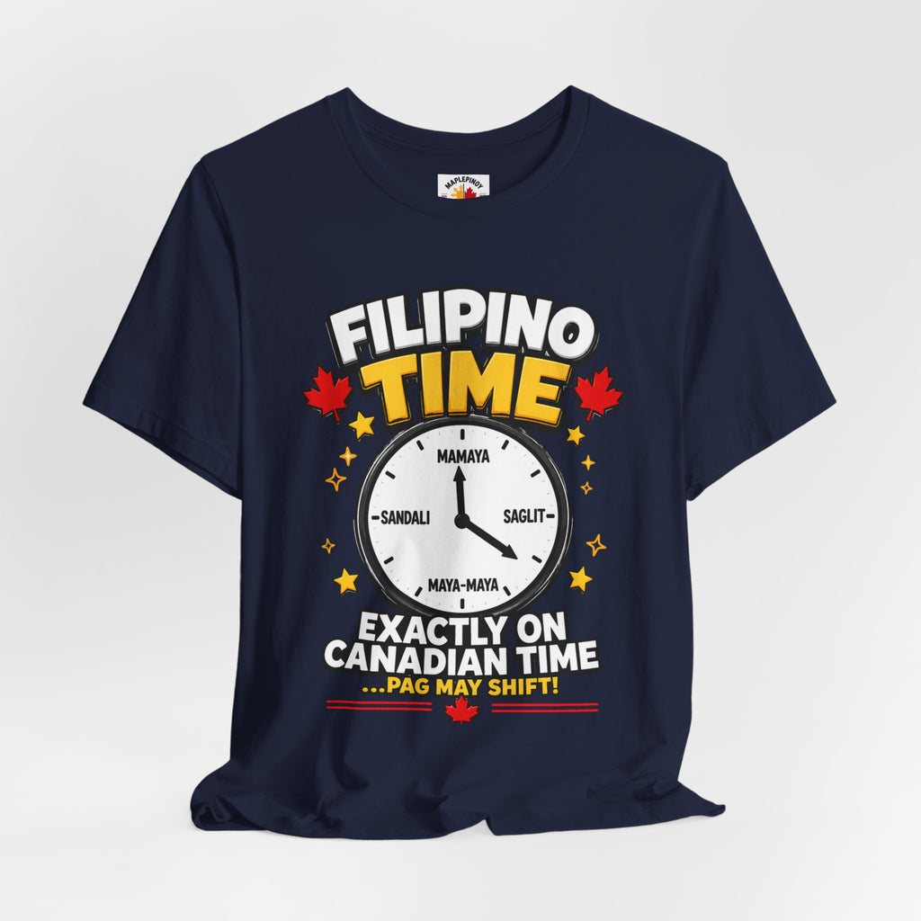 Filipino Time — Funny Pinoy Canadian Clock Tee
