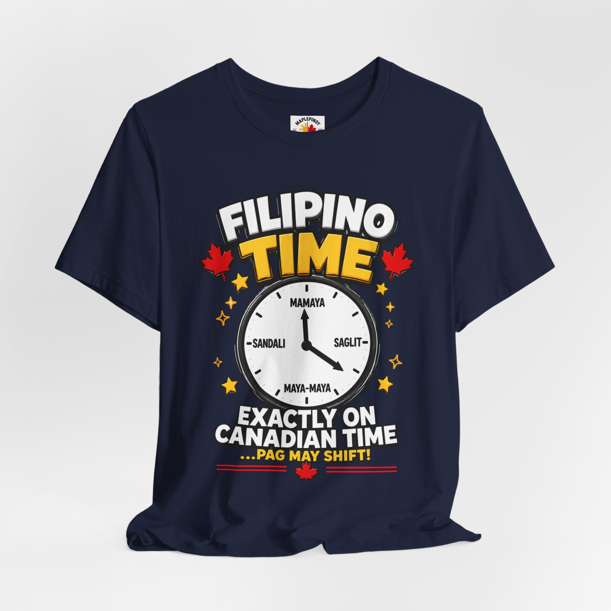 Filipino Time — Funny Pinoy Canadian Clock Tee