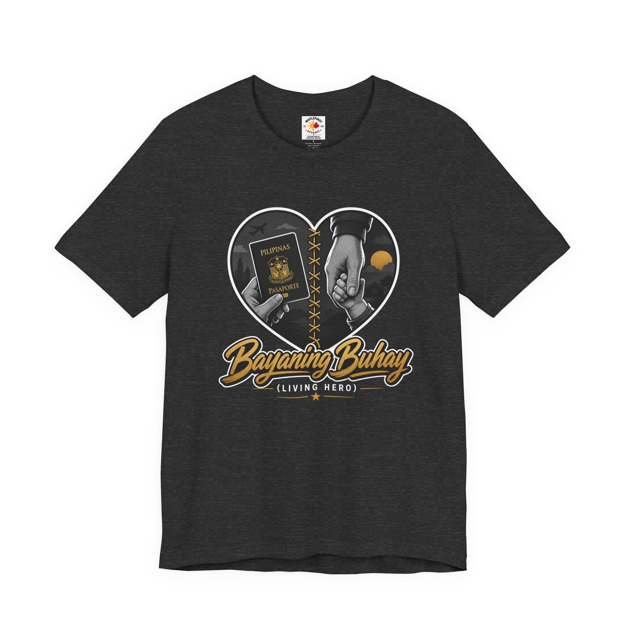 Bayaning Buhay Passport Graphic Tee — Filipino OFW Pride Shirt