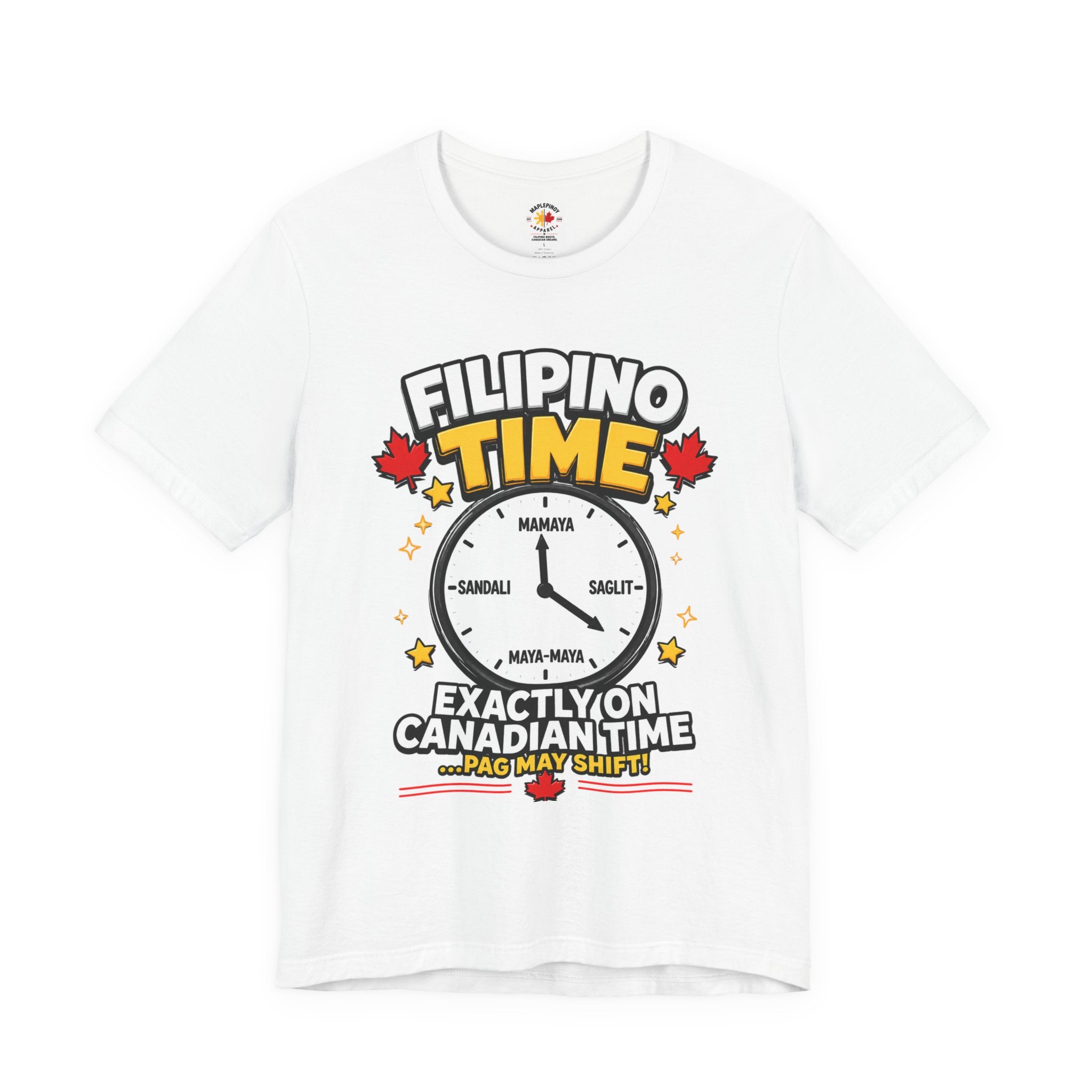 Filipino Time — Funny Pinoy Canadian Clock Tee