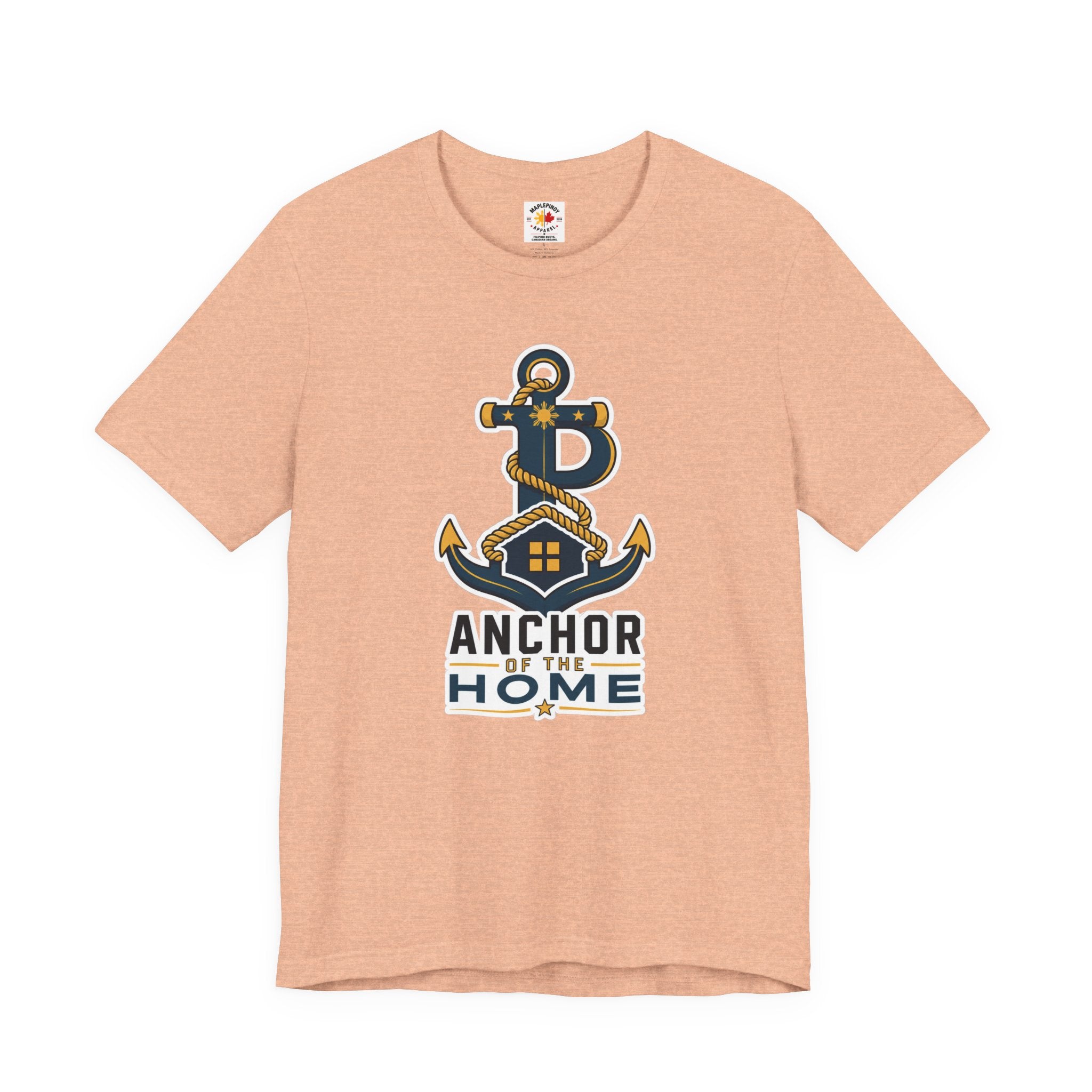 Anchor of the Home Filipino T-Shirt — Anchor, Rope & Home Design for OFWs, Dads & Seafarers