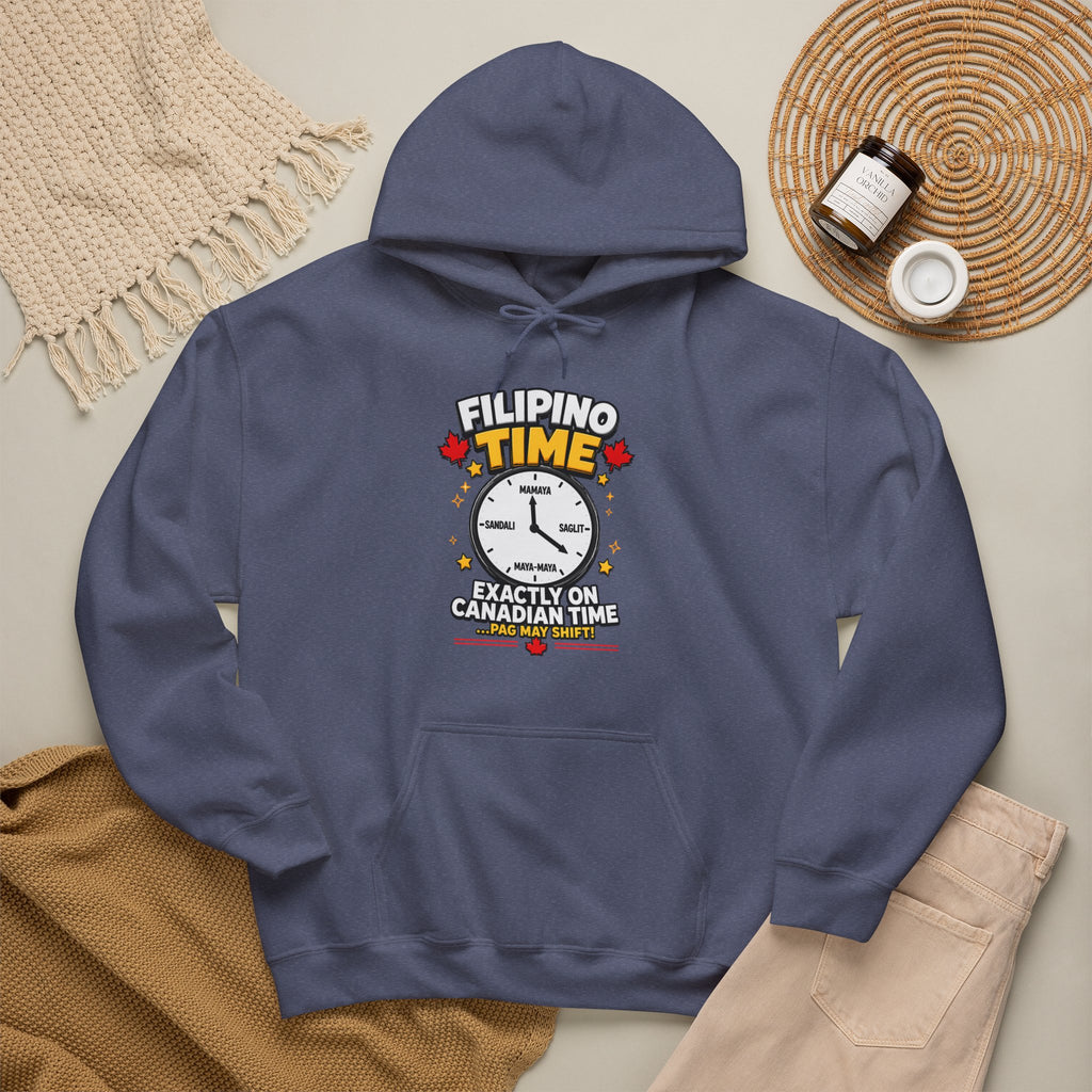 Filipino Time — Funny Pinoy Canadian Graphic Hoodie