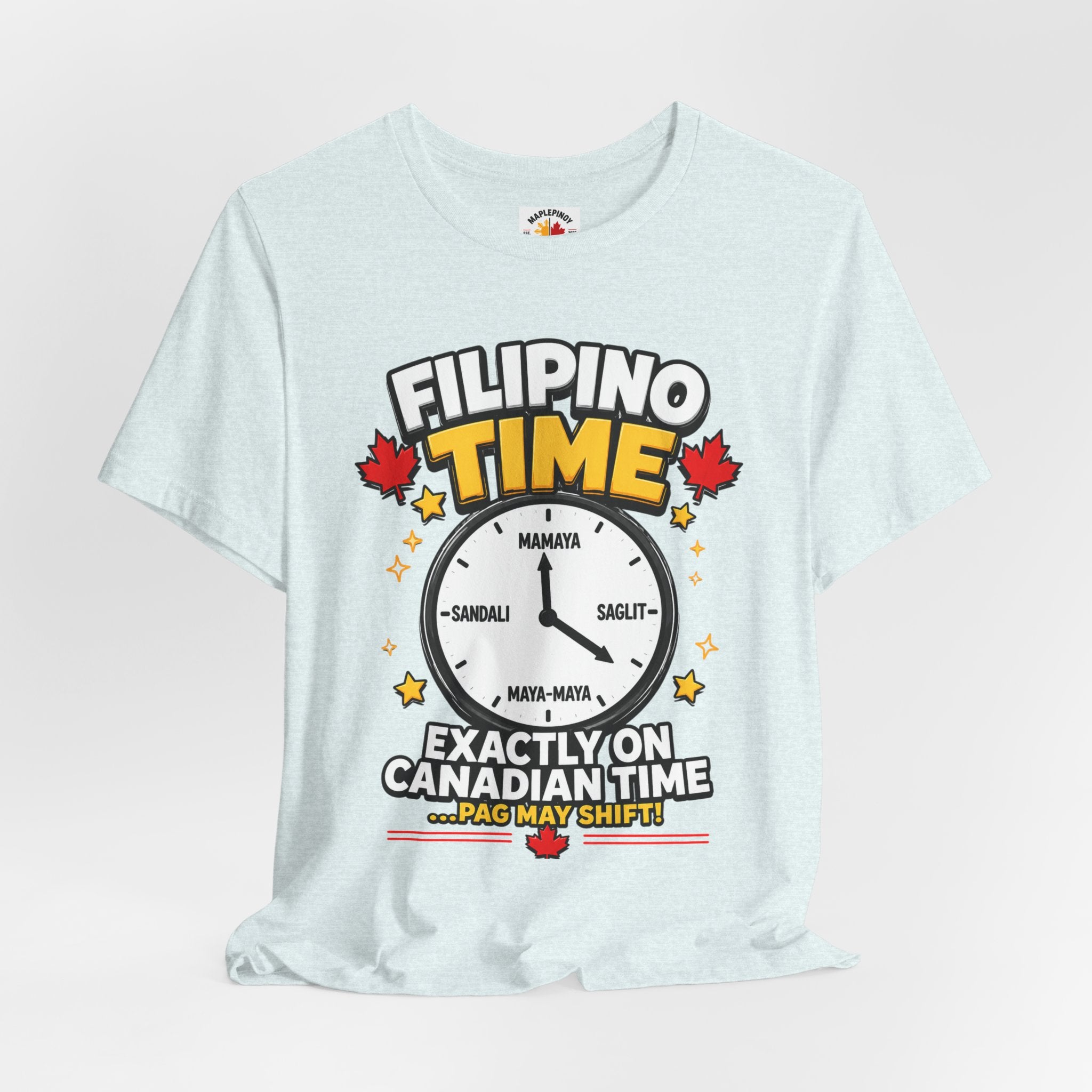 Filipino Time — Funny Pinoy Canadian Clock Tee