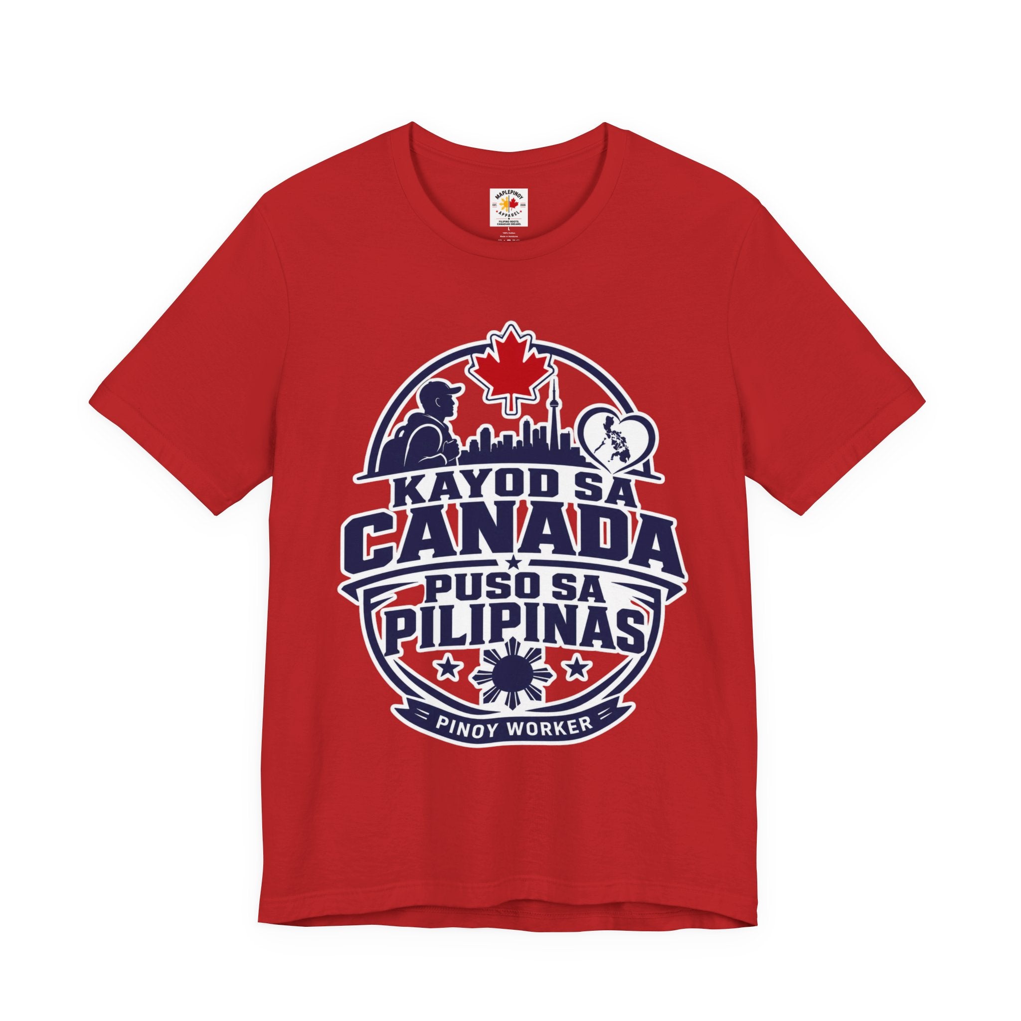 Kayod sa Canada, Puso sa Pilipinas — Filipino OFW Tee