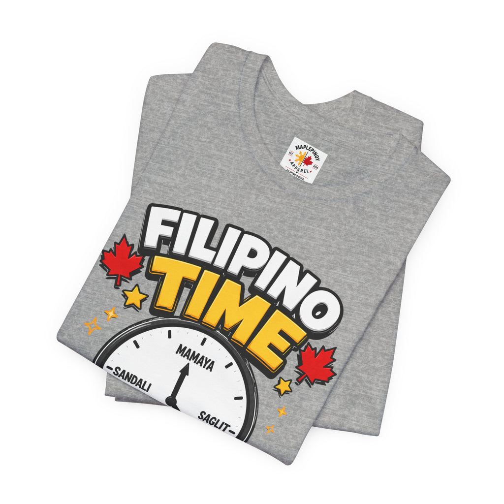 Filipino Time — Funny Pinoy Canadian Clock Tee