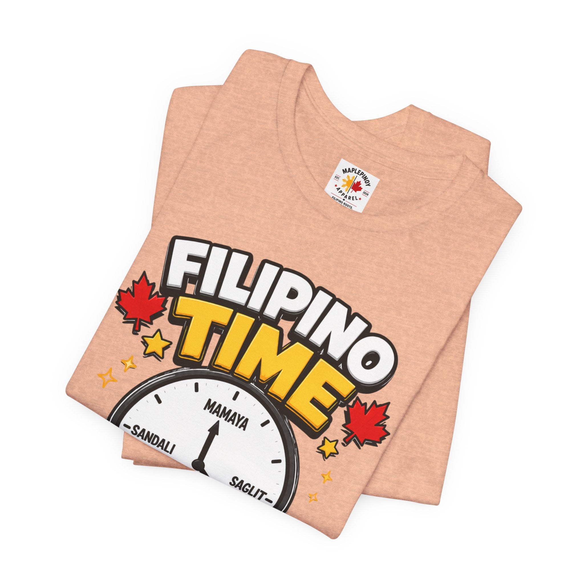 Filipino Time — Funny Pinoy Canadian Clock Tee