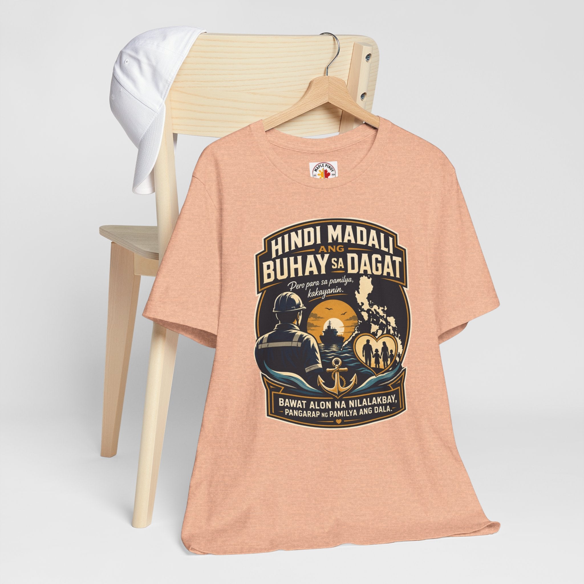 Hindi Madali ang Buhay sa Dagat — Filipino Seafarer Pride Tee